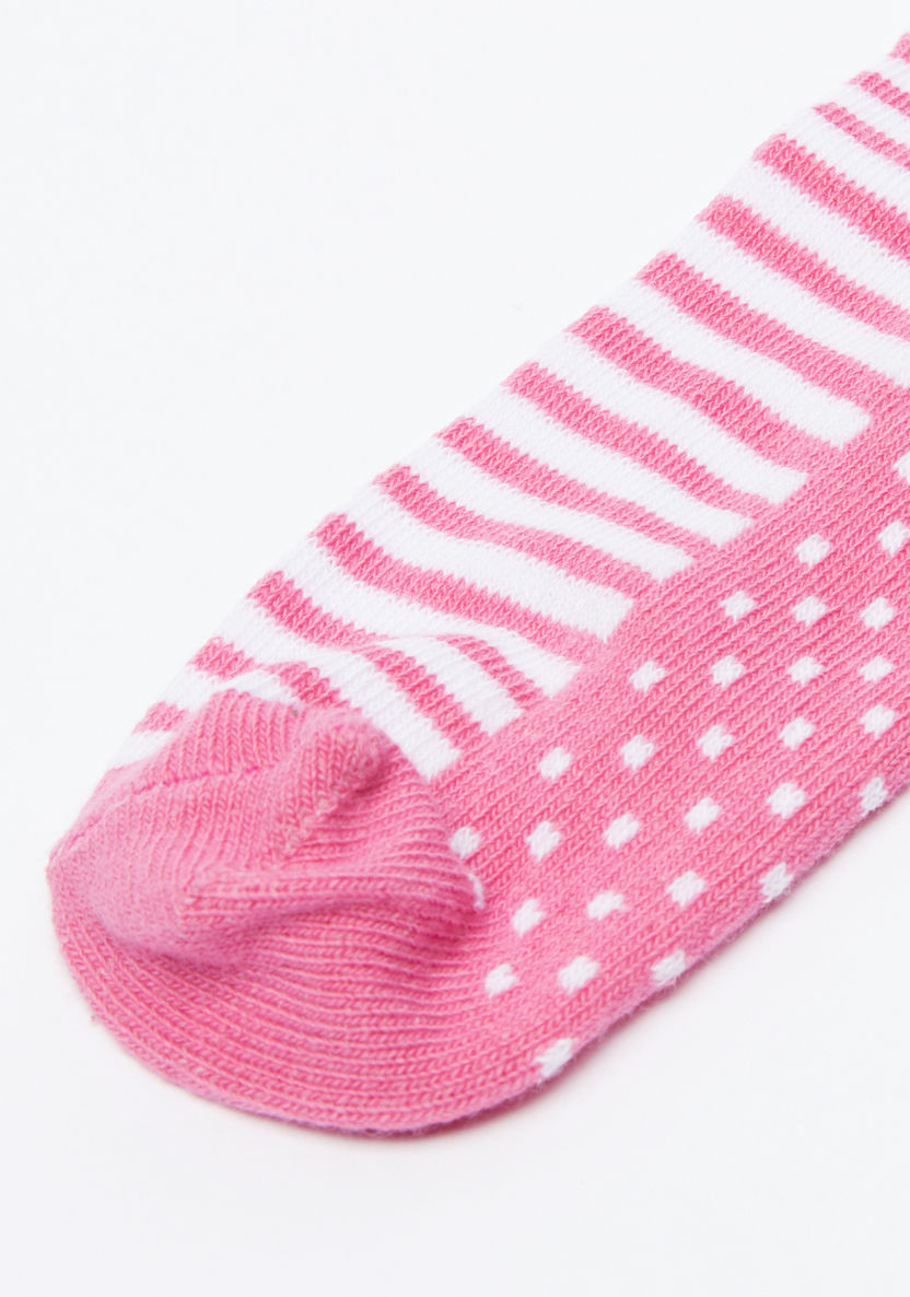 Juniors Printed Crew Length Socks - Set of 3-Socks-image-1