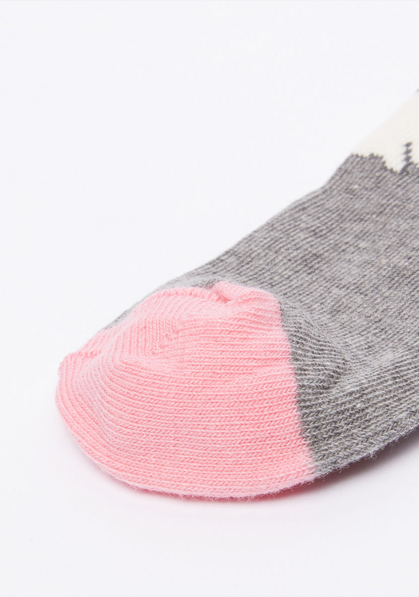 Juniors Printed Socks - Set of 3-Socks-image-2