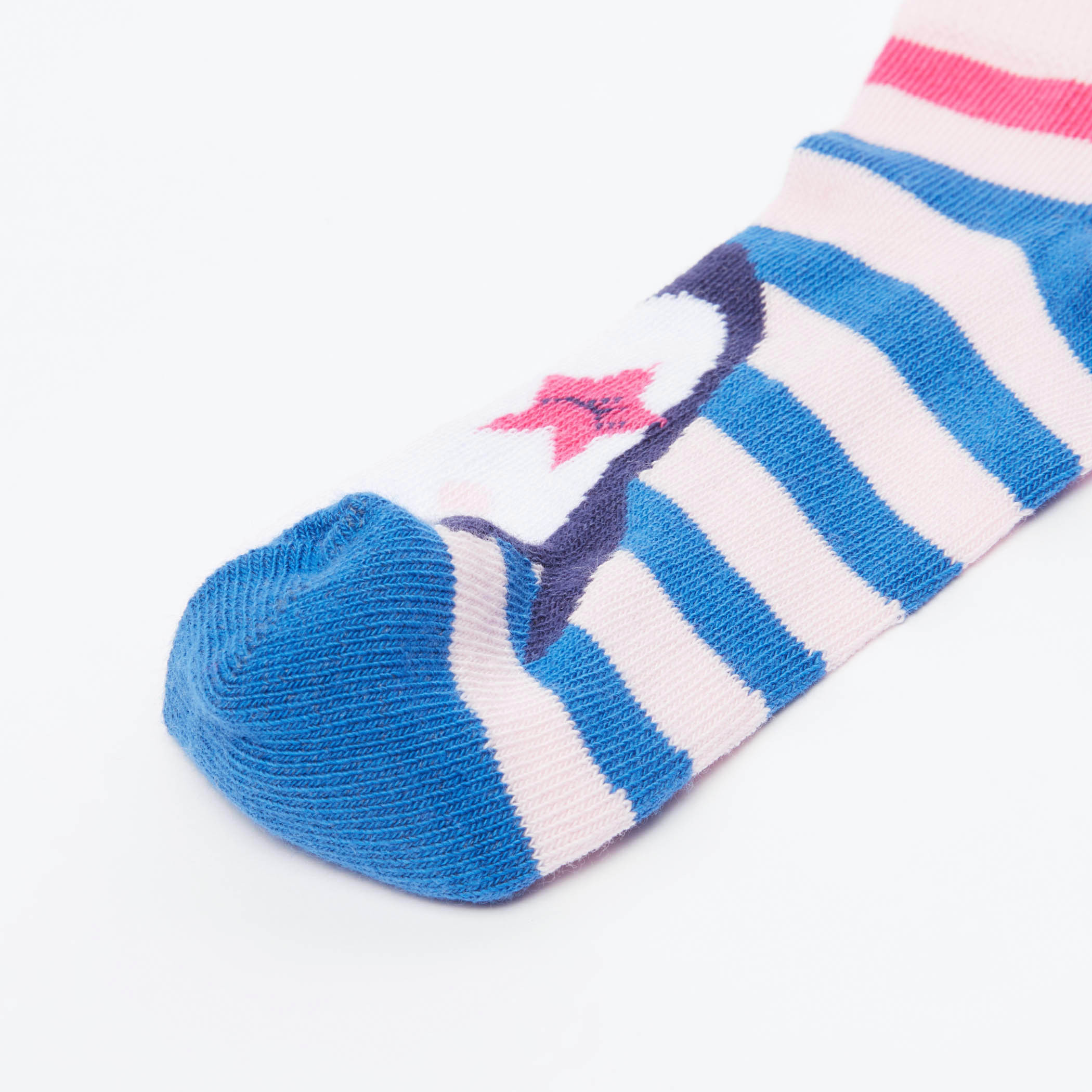 Juniors Striped Ankle Length Socks - Set of 3-girls-accessories-socks-image-3