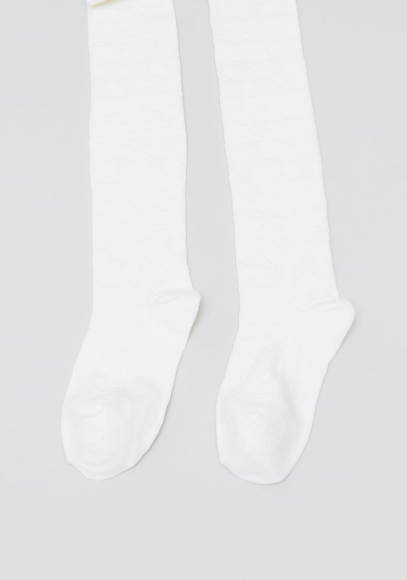 Juniors Jacquard Tights - Set of 2-Socks-image-1