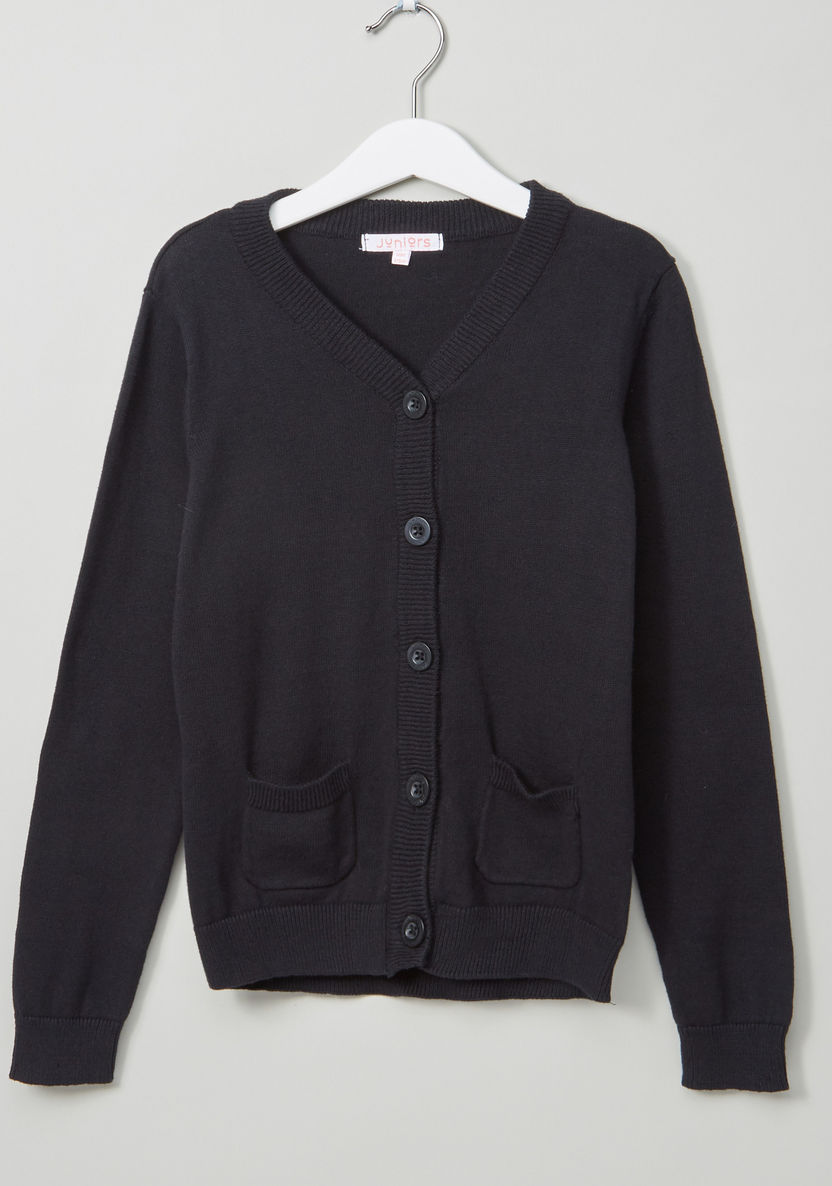 Juniors Front Open Knitwear-Coats and Jackets-image-0
