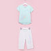 Little Twin Stars Printed Top and Capri Set-Nightwear-thumbnail-0