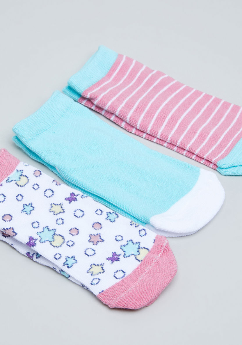 Little Twin Stars Trainer Liner Socks - Set of 3-Socks-image-1