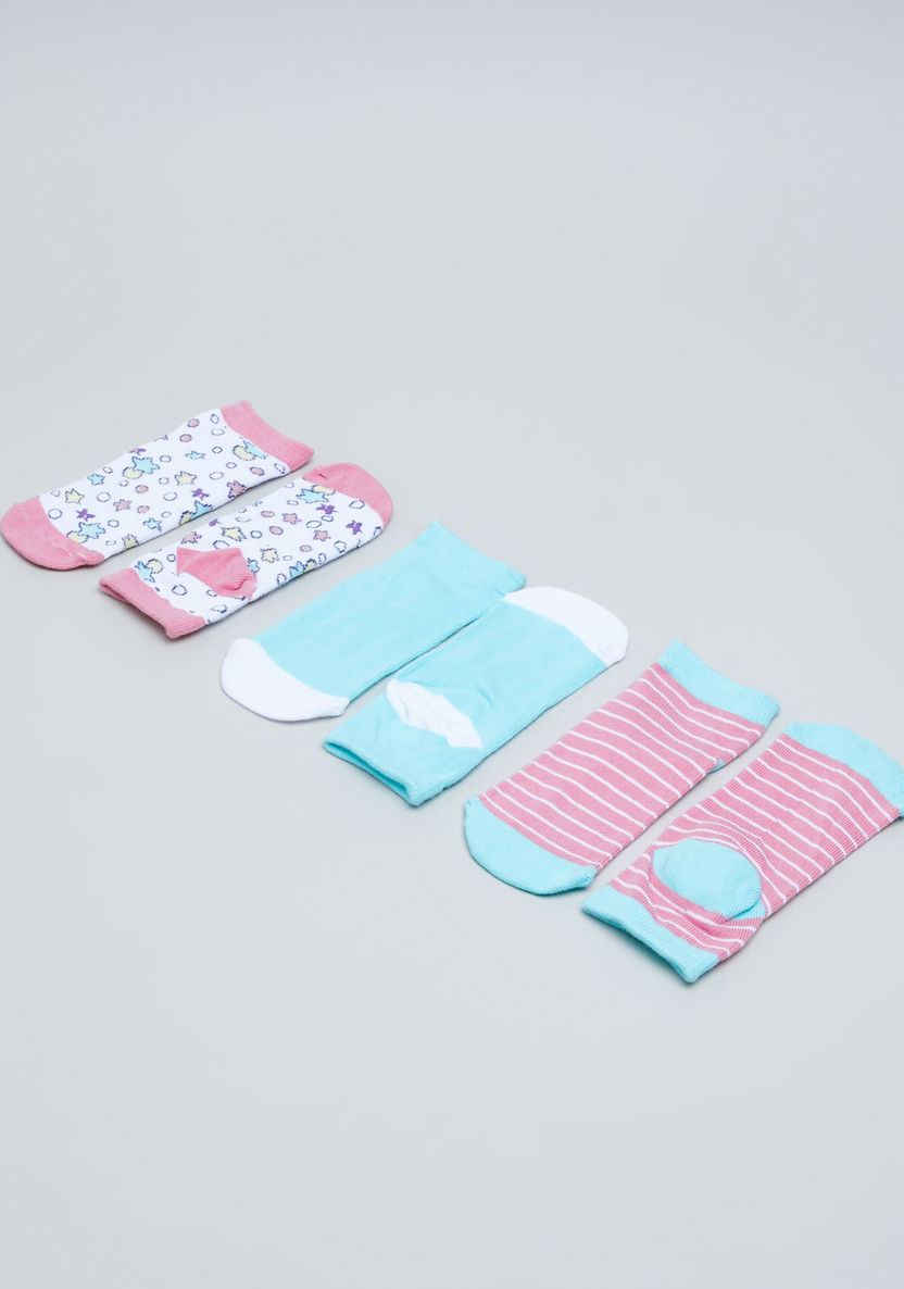 Little Twin Stars Trainer Liner Socks - Set of 3-Socks-image-2