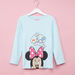 Minnie Mouse Printed T-shirt and Pyjama Set-Nightwear-thumbnail-1