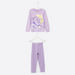 Rapunzel Printed Round Neck T-shirt and Striped Pyjama Set-Nightwear-thumbnail-0