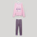 Juniors Text Embroidered Velour Pyjama Set-Clothes Sets-thumbnail-0