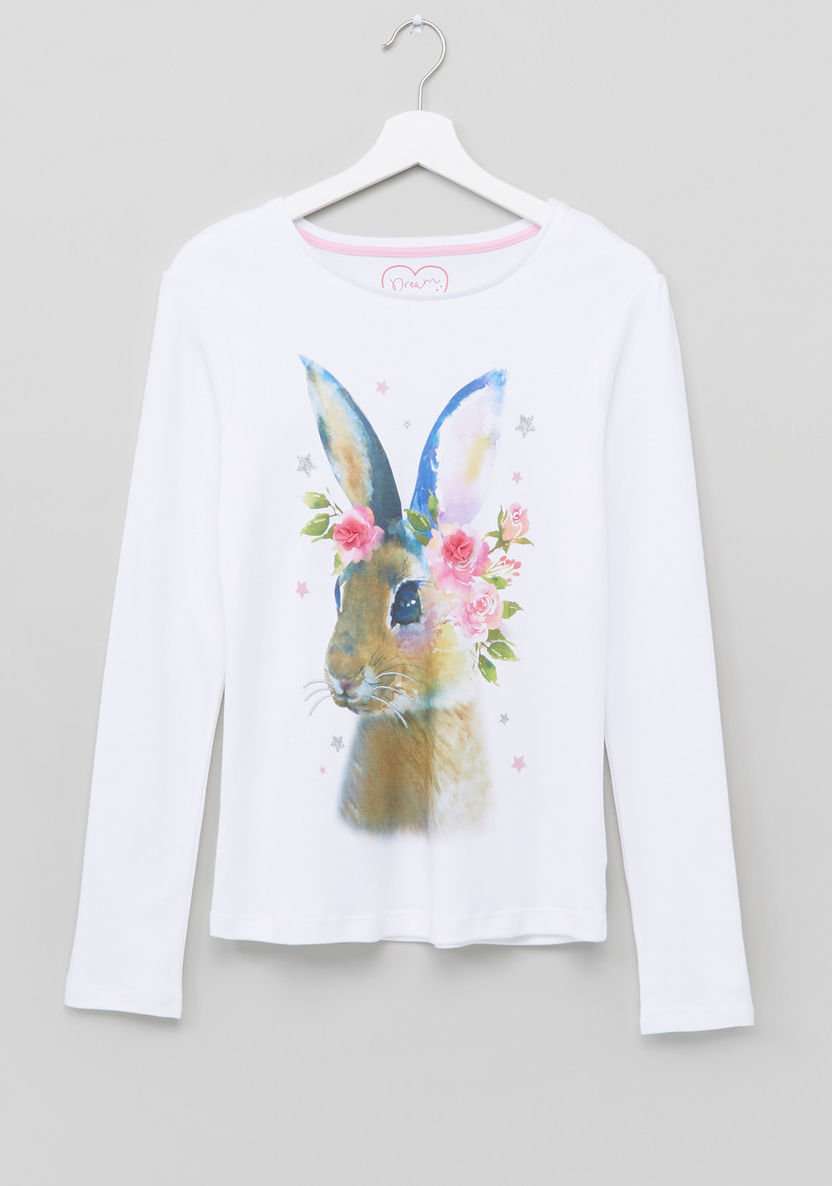 Juniors Bunny Pyjama Set-Clothes Sets-image-1