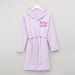 Juniors Long Sleeves Embroidered Bathrobe with Tie Ups-Towels and Flannels-thumbnail-0