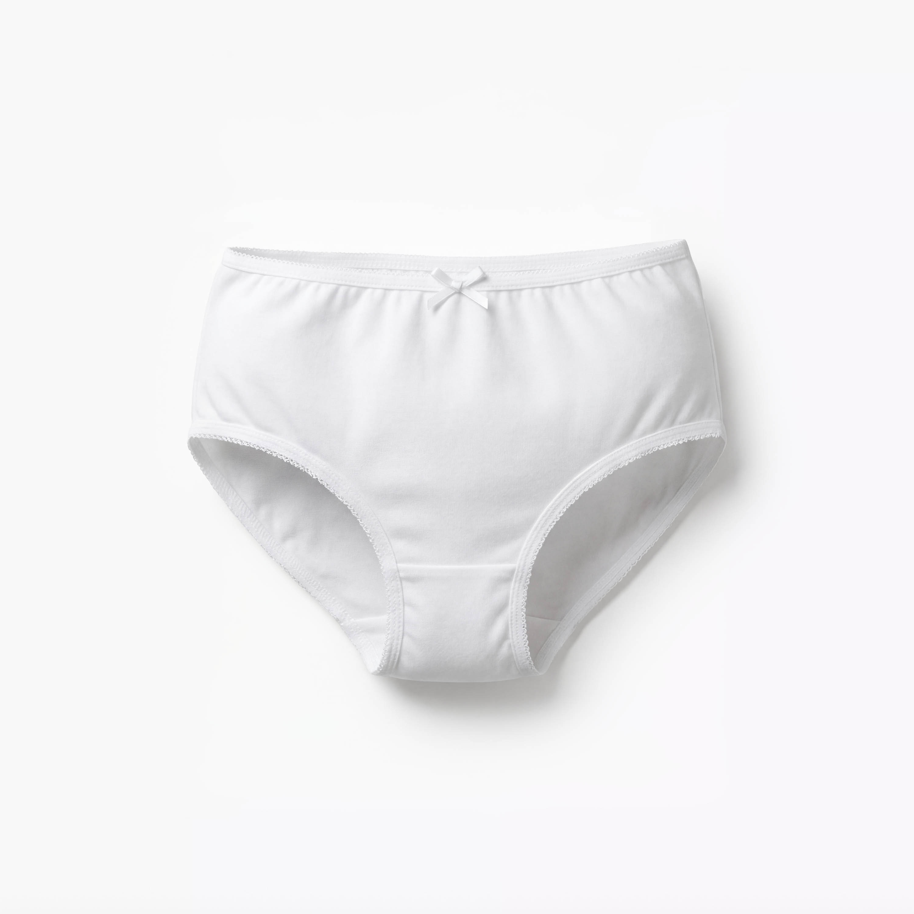 سراويل داخلية سادة بتفاصيل صدفية من جونيورز- طقم من 5 قطع-girls-clothing-multipacks-image-2
