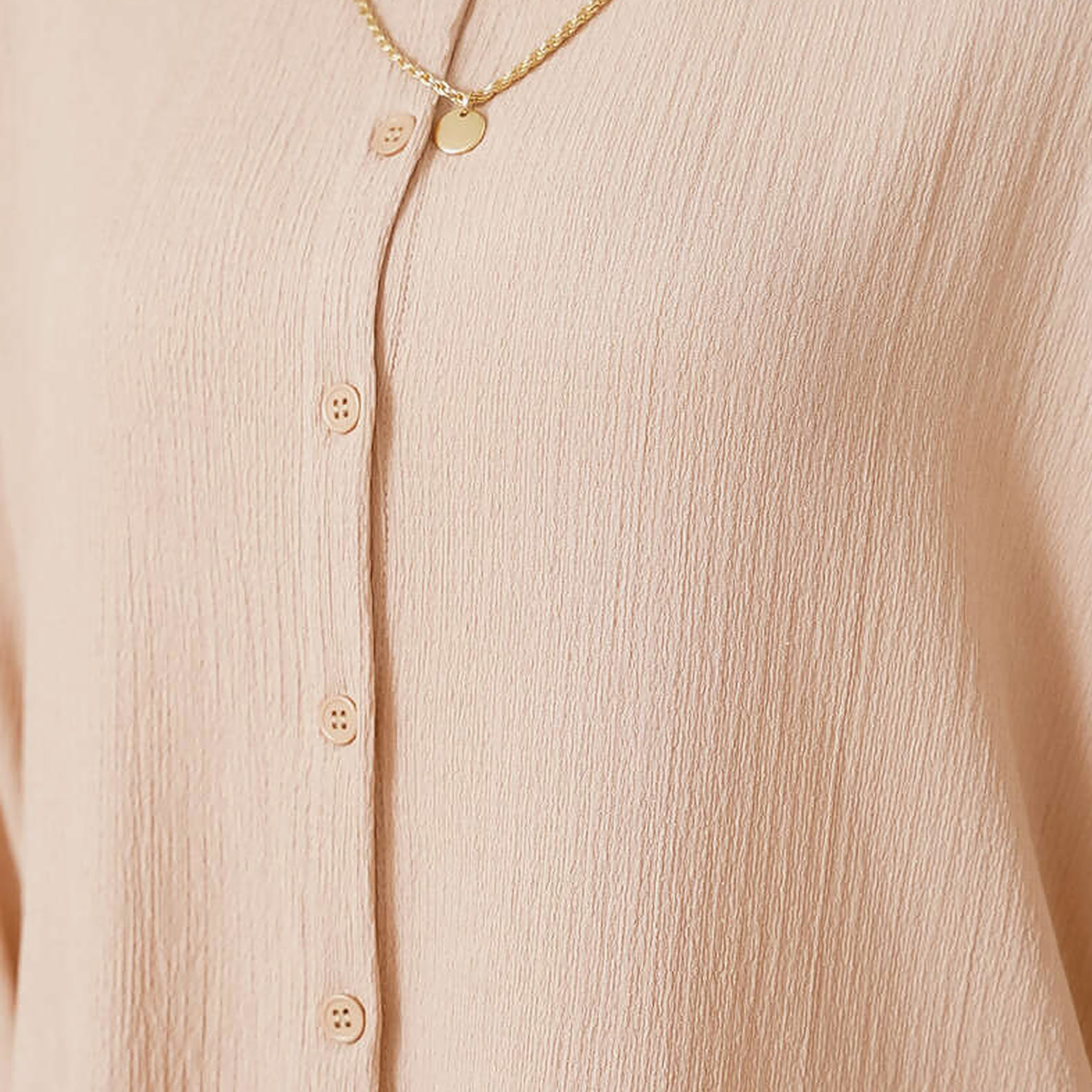 طقم نسائي بقميص بياقة منسوج وبنطلون مع حجاب من بيجدارت-women-clothing-coordsets-image-8