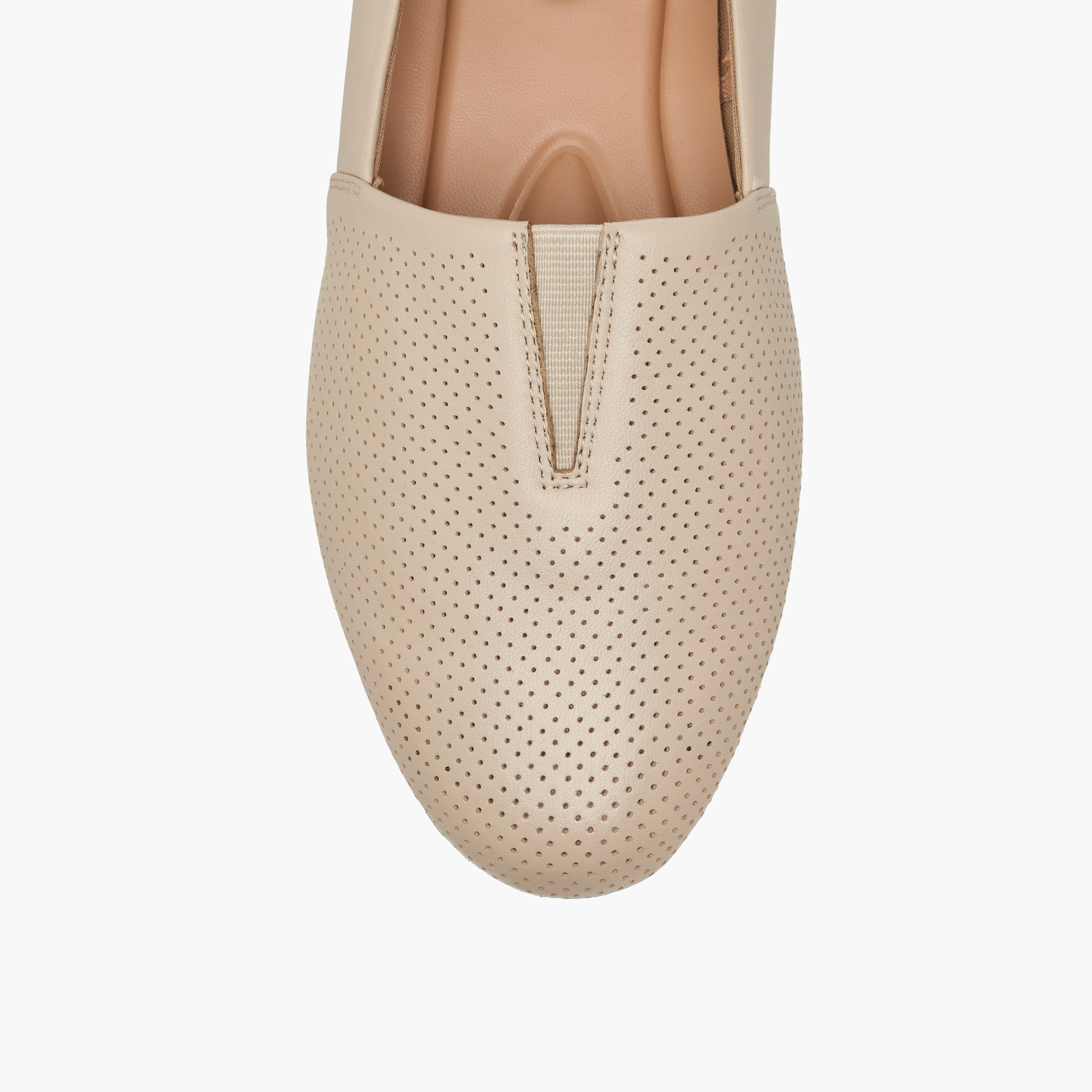Le Confort Women Perforated Leather Loafers-women-shoes-flats-loafers-image-4