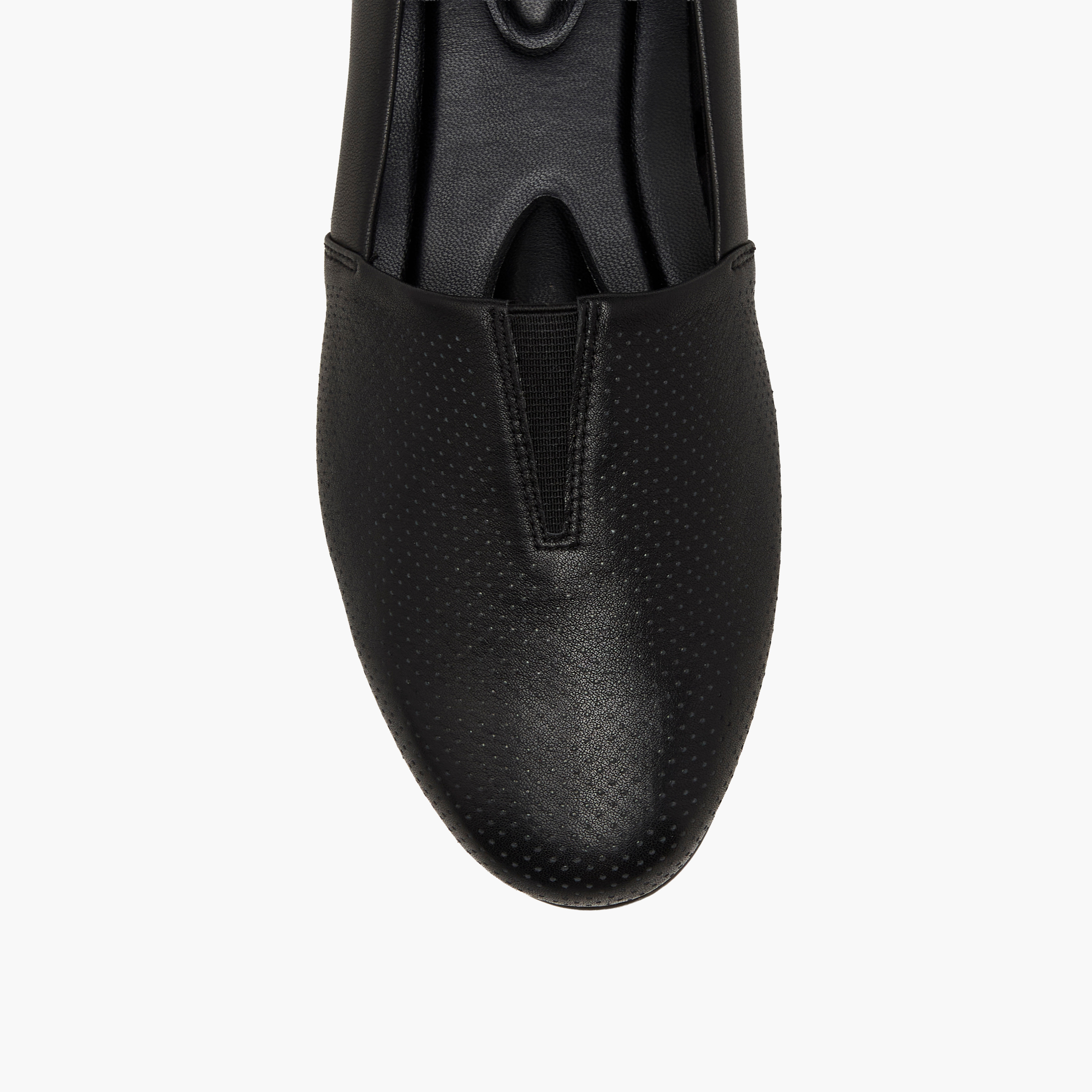 Le Confort Women Perforated Leather Loafers-women-shoes-flats-loafers-image-4