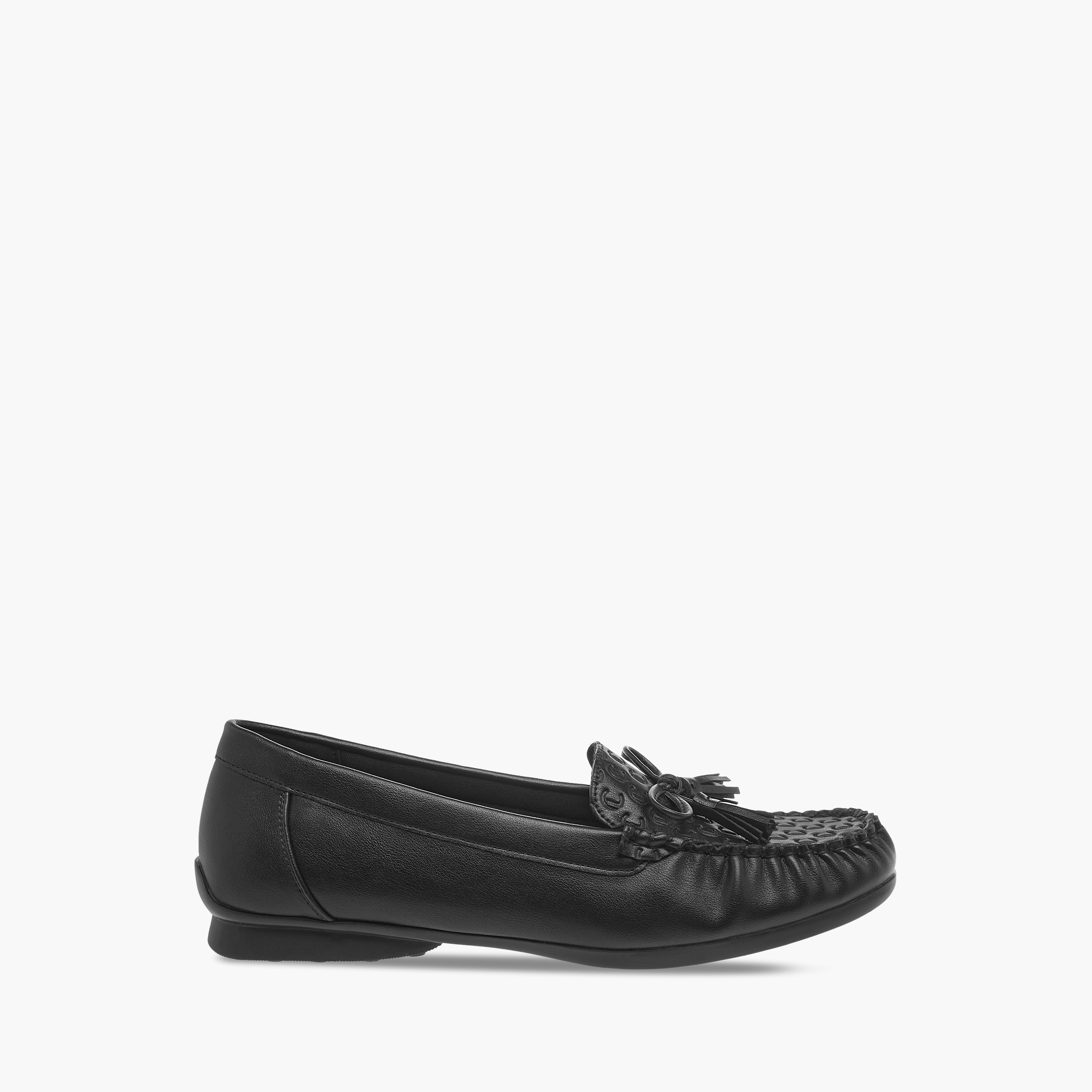 Le Confort Bow Accent Slip-On Comfort Moccasins-women-shoes-flats-loafers-image-3