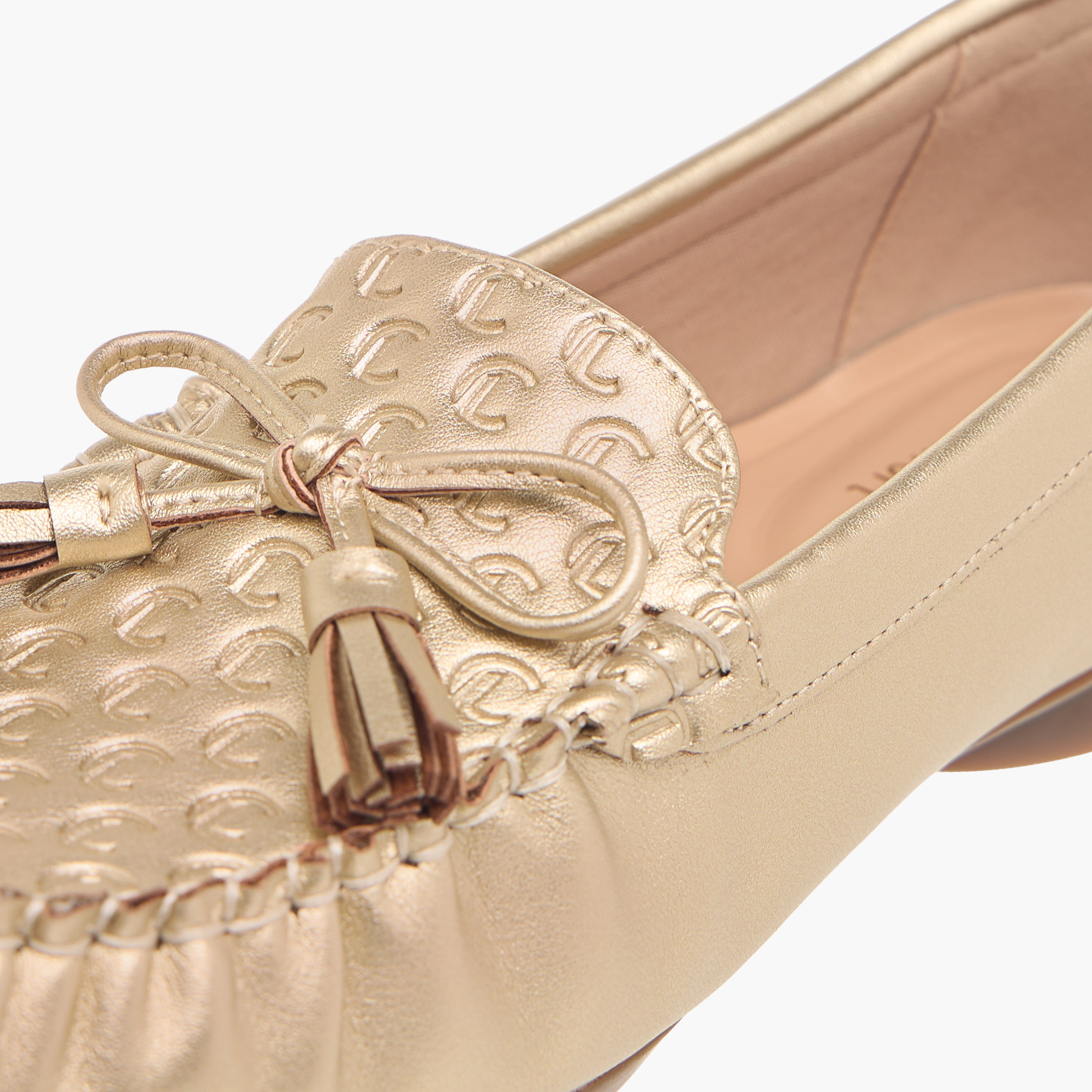 حذاء موكاسين سهل الارتداء مريح بزينة فيونكة من لو كونفورت-women-shoes-flats-loafers-image-4