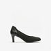 Le Confort Textured Slip-On Pumps with Stiletto Heels-Women%27s Heel Shoes-thumbnailMobile-3