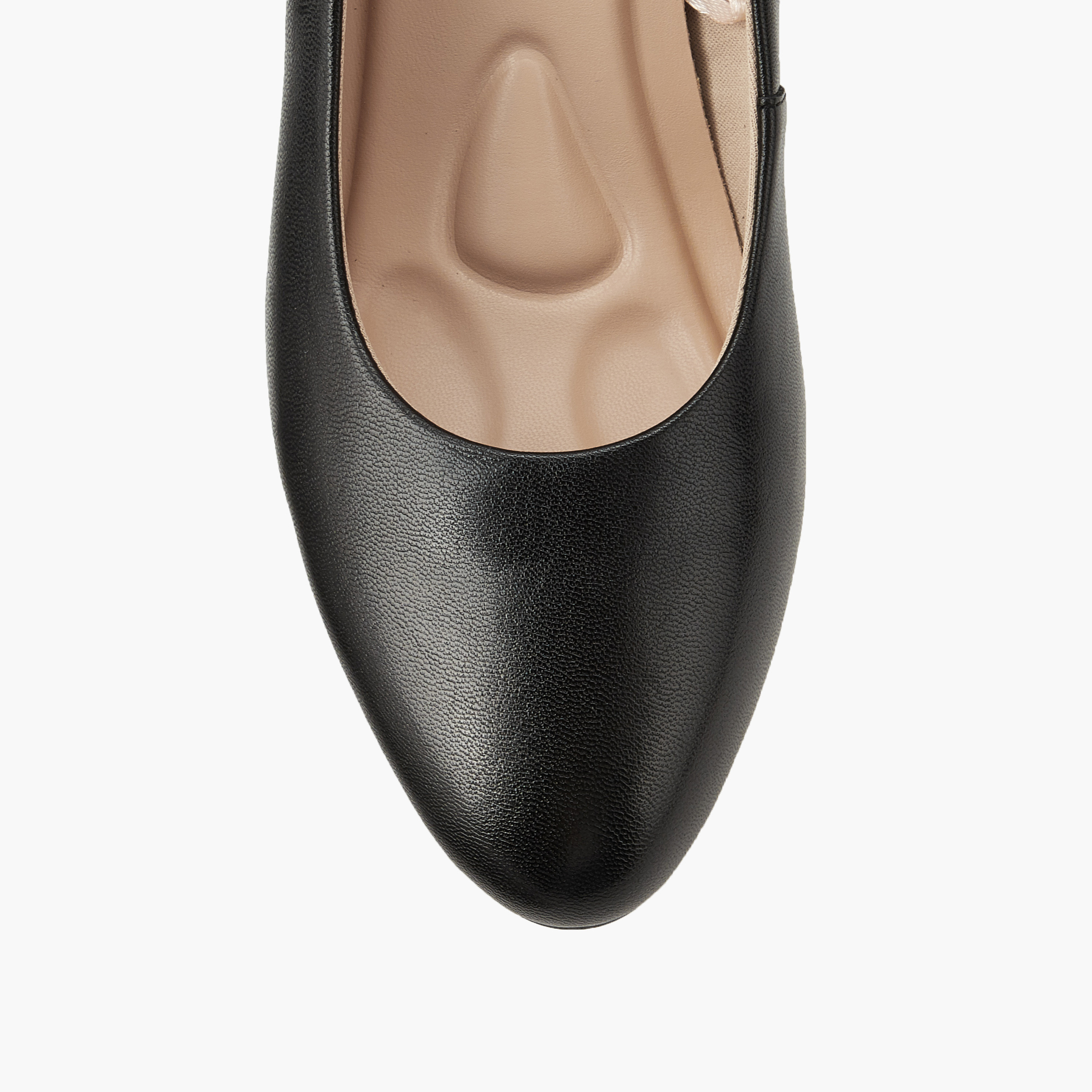Le Confort Solid Pointed Toe Leather Pumps with Block Heels-women-shoes-heels-image-4
