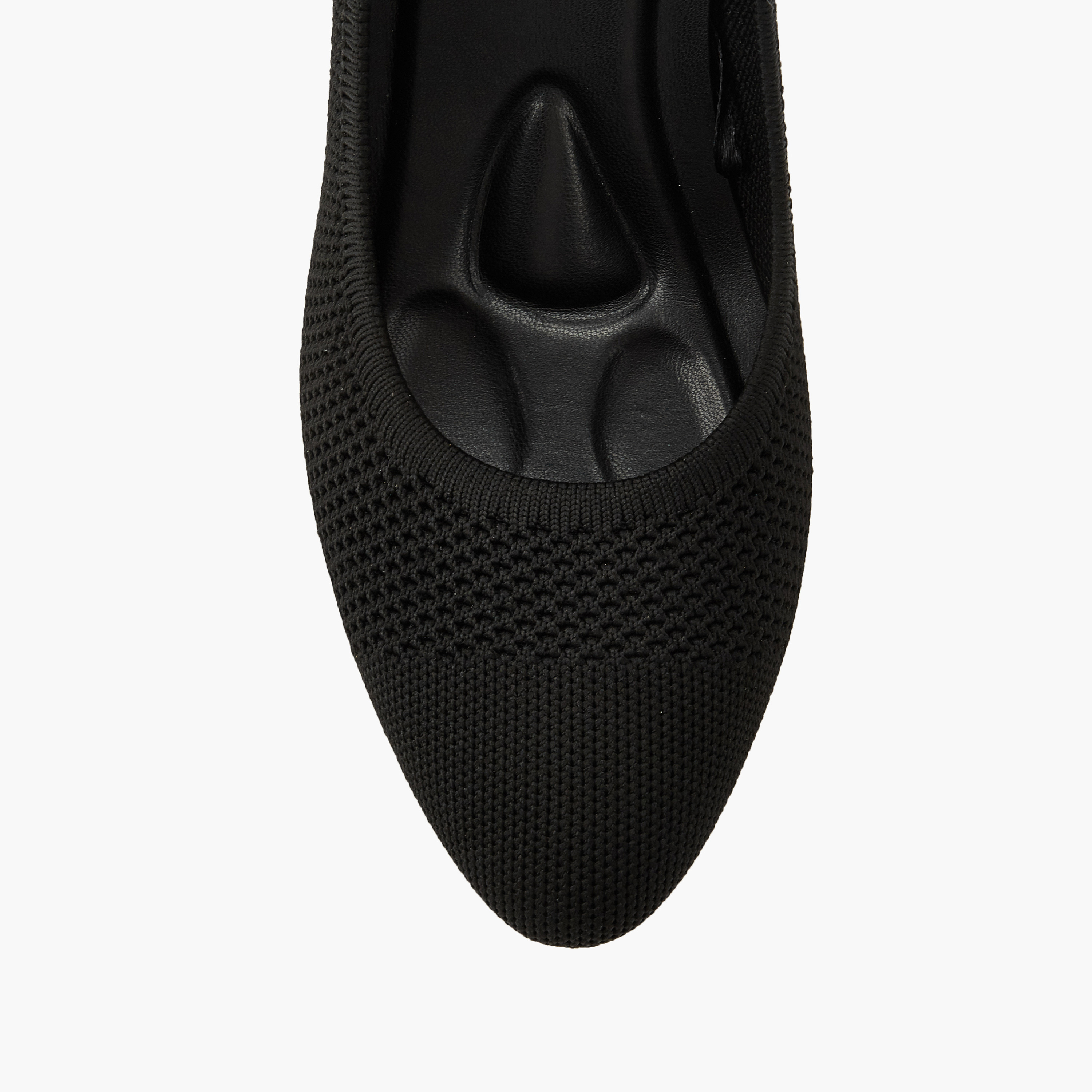 حذاء كلاسيكي فلاي نيت سهل الارتداء بارز الملمس بكعب مخروطي من لو كونفورت-women-shoes-heels-image-4
