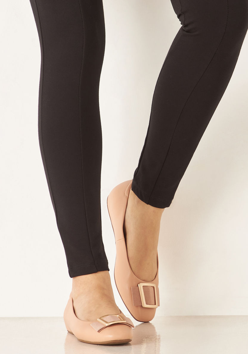 Le Confort Embellished Slip-On Ballerina Shoes-Women%27s Ballerinas-image-0