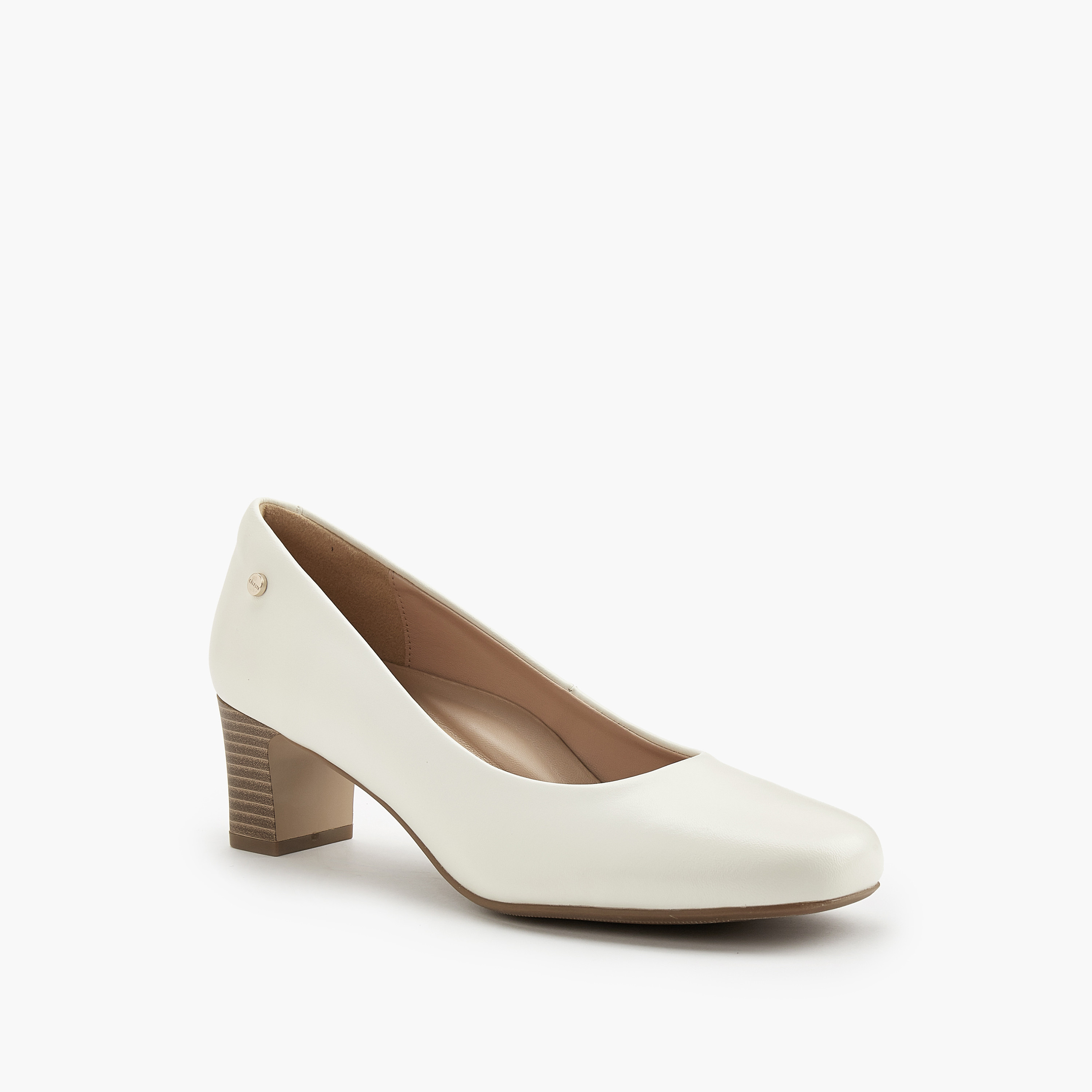 Celeste Solid Slip-On Pumps with Block Heel-women-shoes-heels-image-3