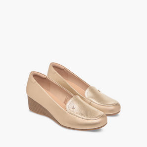 حذاء سهل الارتداء مريح بكعب ويدج من لو كونفورت-women-shoes-loafersandmoccasins-image-1