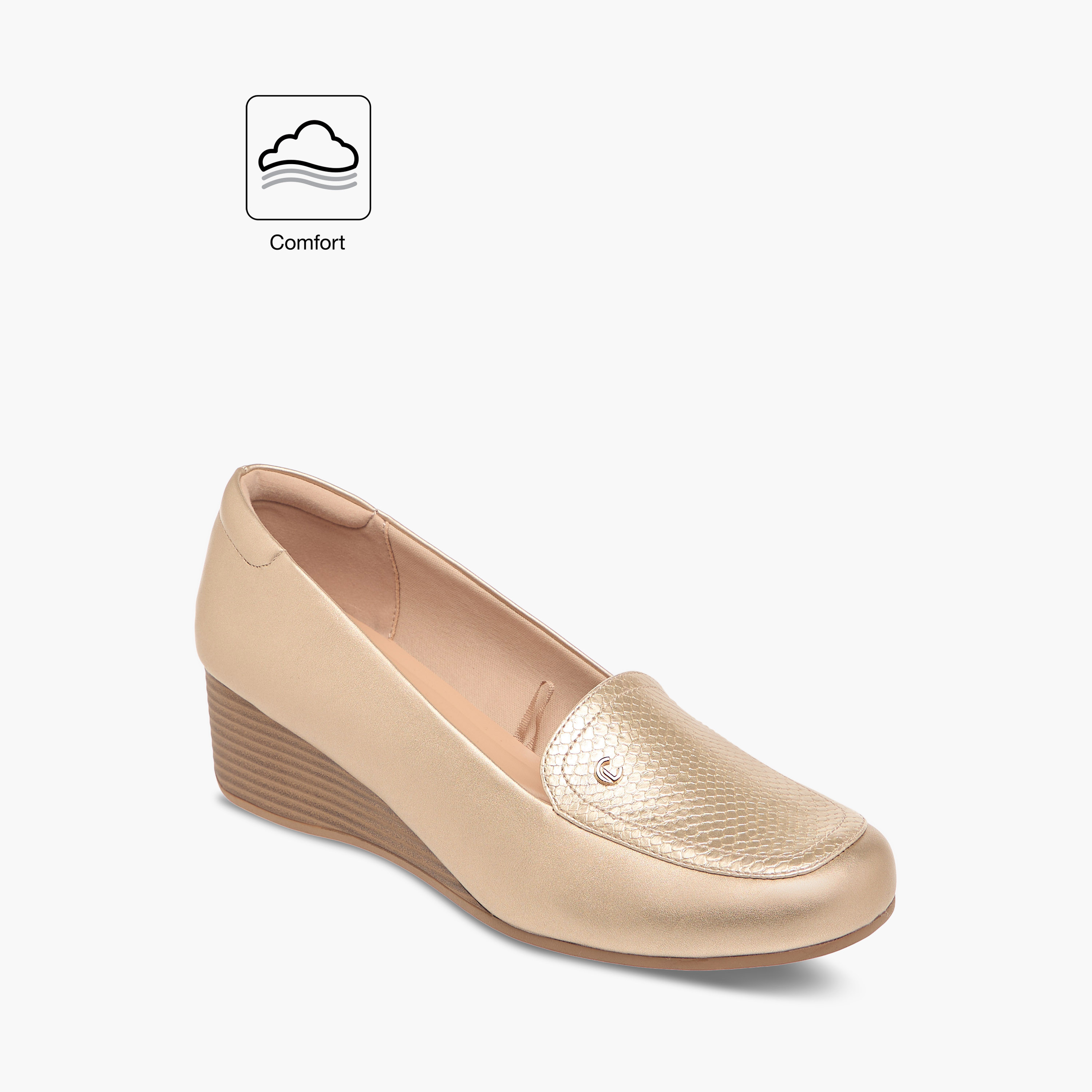 Le Confort Wedge Heeled Comfort Slip-On Shoes-women-shoes-heels-image-2
