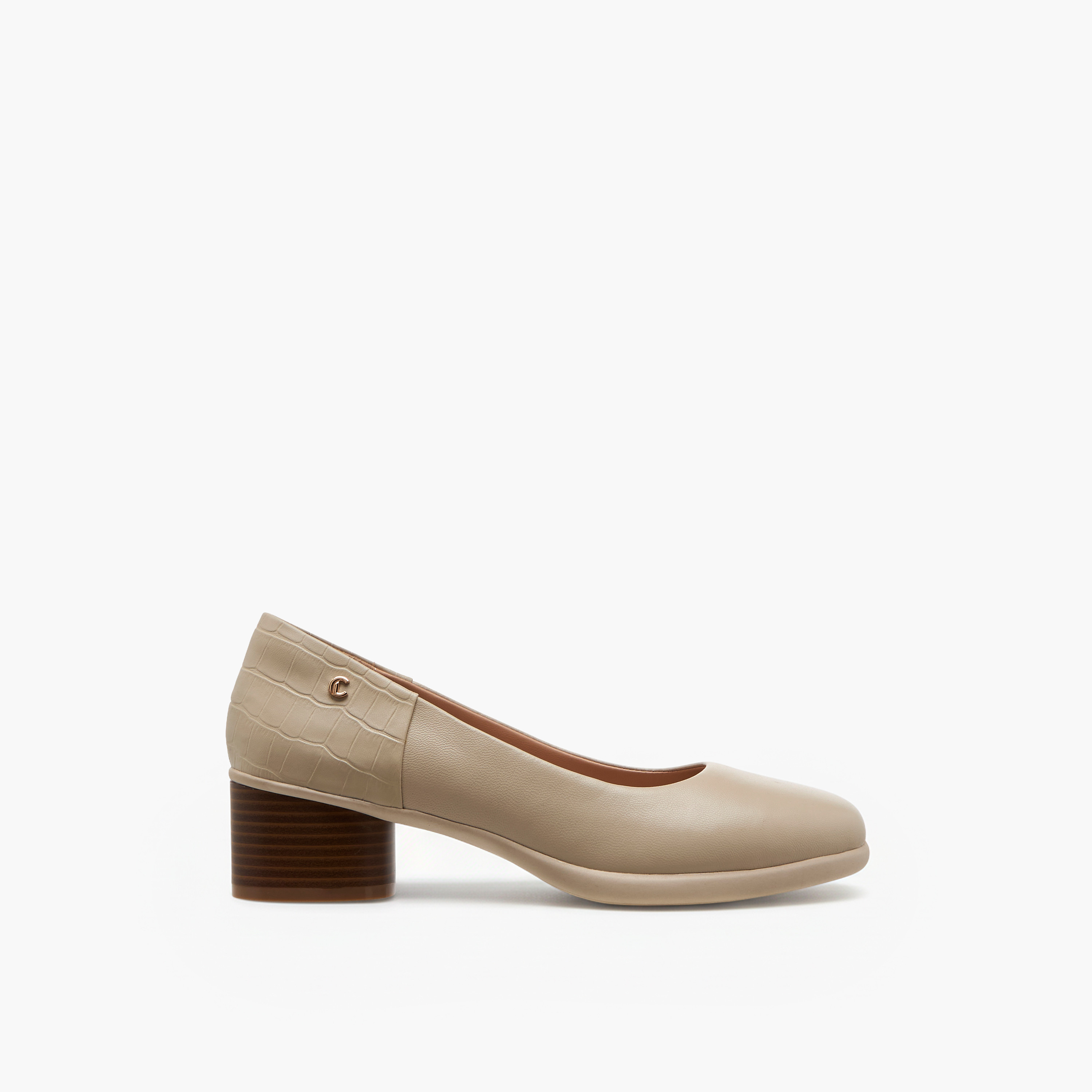 Le Confort Women Leather Block Heel Shoes-women-shoes-sandals-heeled-image-3