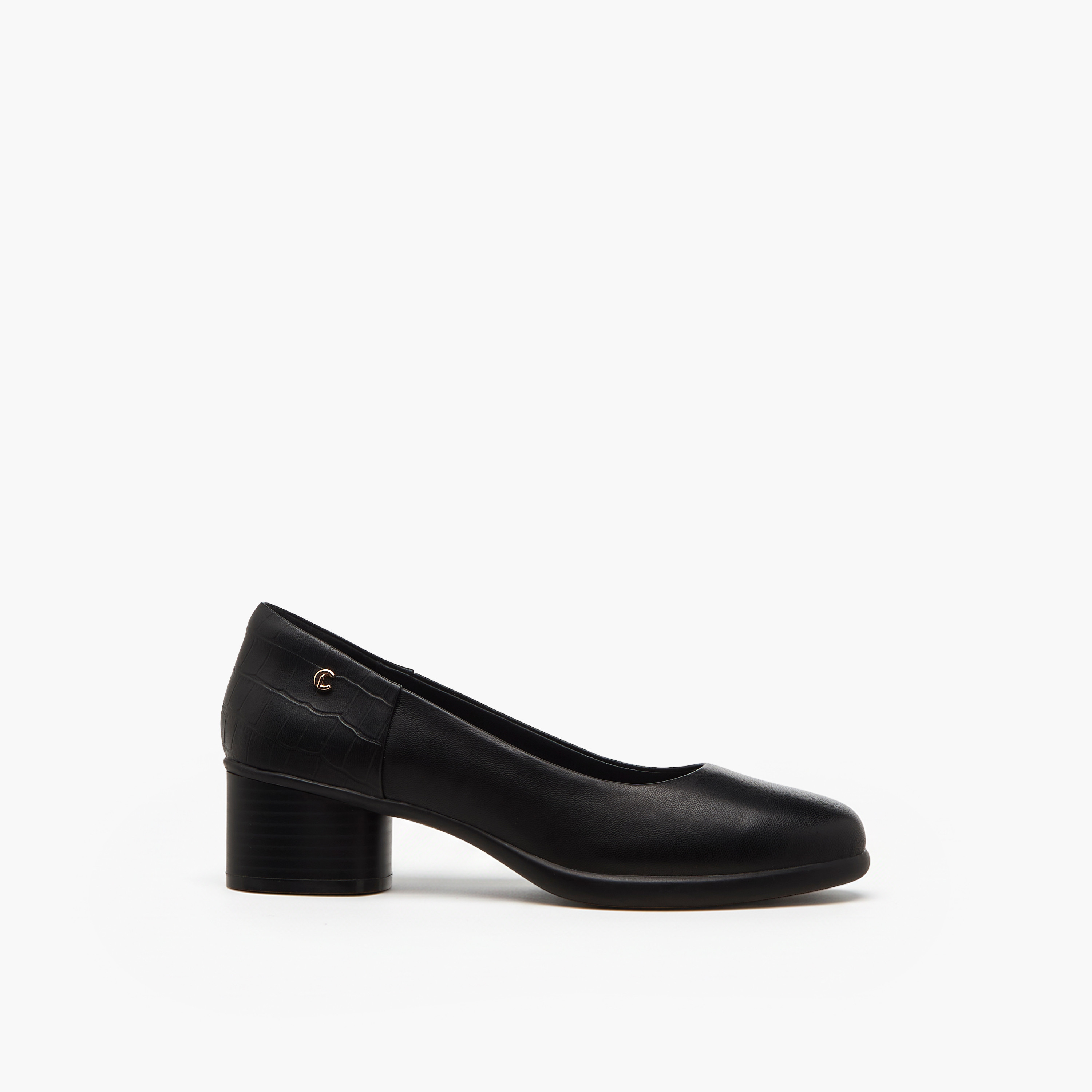 Le Confort Women Leather Block Heel Shoes-women-shoes-sandals-heeled-image-3