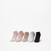 Celeste Textured Ankle Length Socks - Set of 5-Women%27s Socks-thumbnailMobile-0