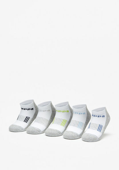 Set of 5 - Kappa Textured Ankle Length Socks-Boy%27s Socks-image-0