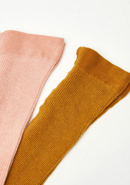 Textured Stockings - Set of 2-Girl%27s Socks & Tights-image-3