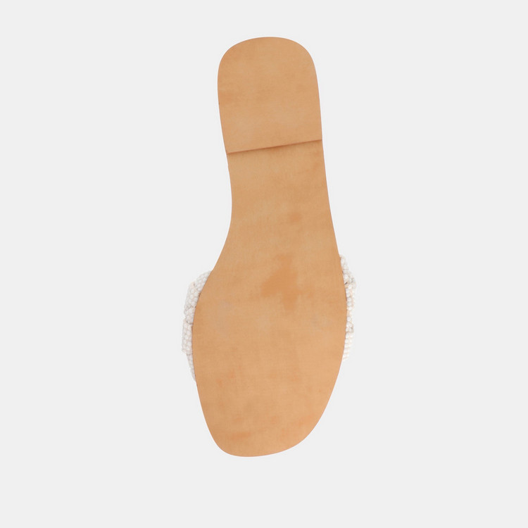 Steve Madden Women's Embellished Slip-On Sandals