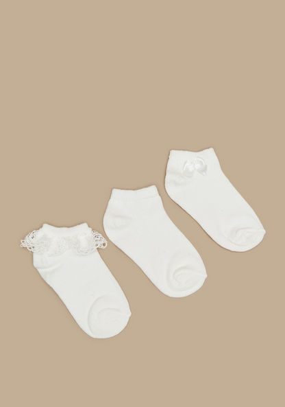 Assorted Socks - Set of 3-Girl%27s Socks & Tights-image-0