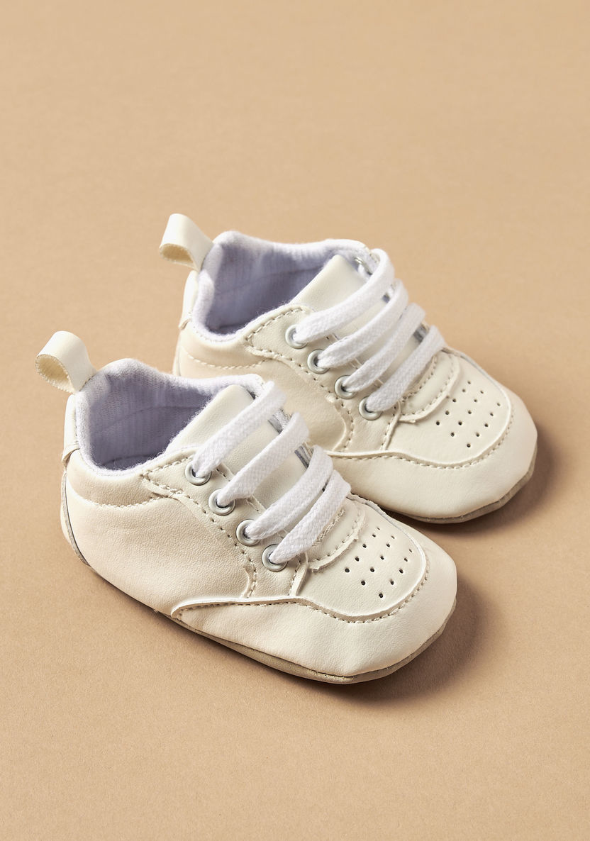 Juniors Baby Booties with Lace Detail-Casual-image-1