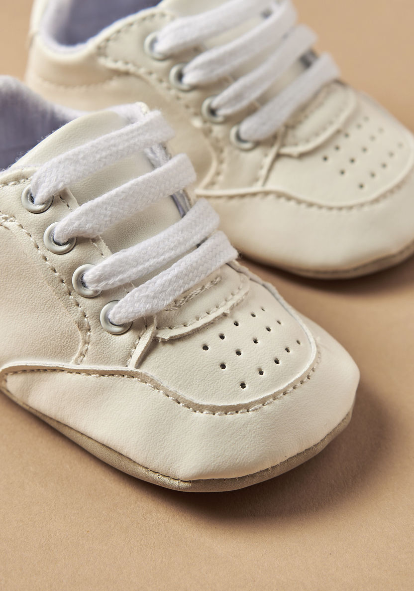 Juniors Baby Booties with Lace Detail-Casual-image-2