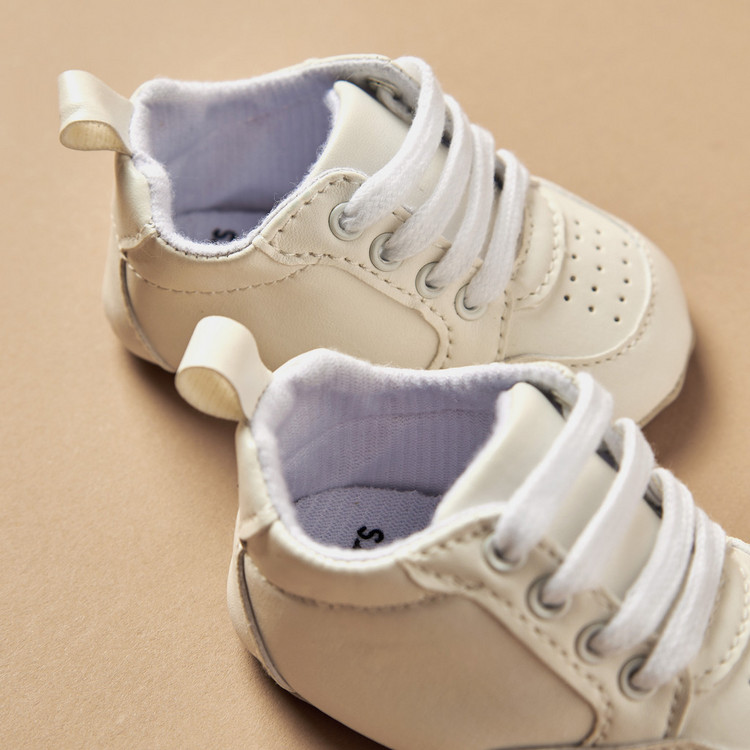 Juniors Baby Booties with Lace Detail
