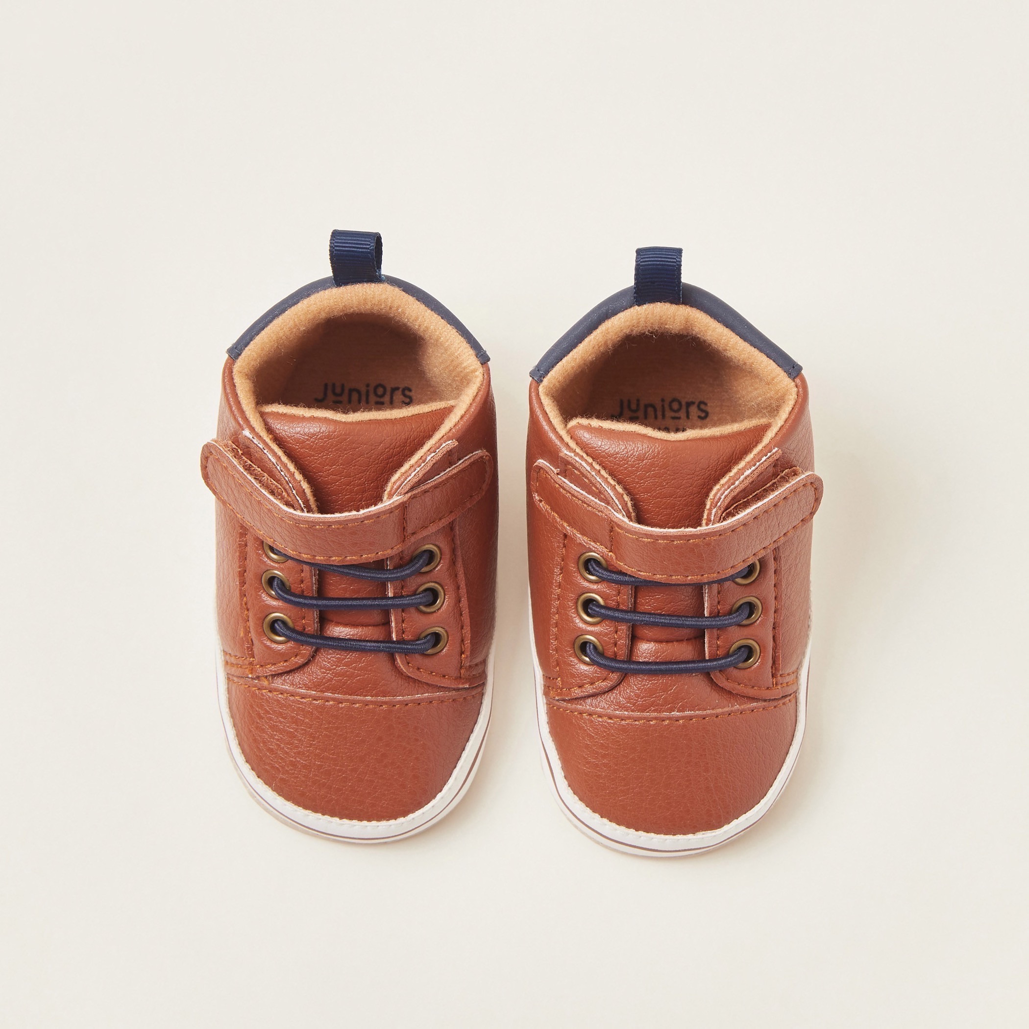 Orange sales baby shoes