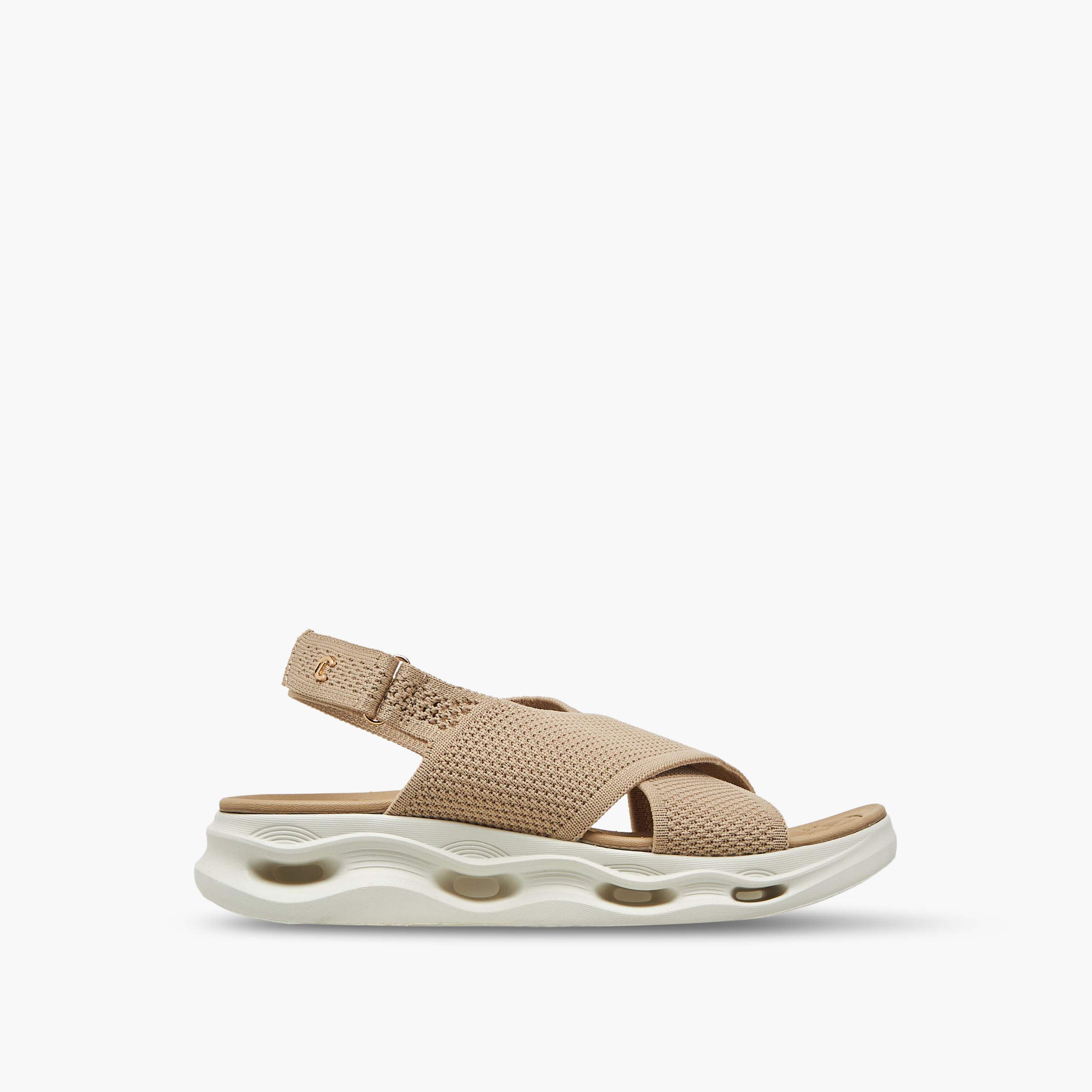 Le Confort Women Platform Heel Cross Strap Sandals-women-shoes-sandals-heeled-image-3