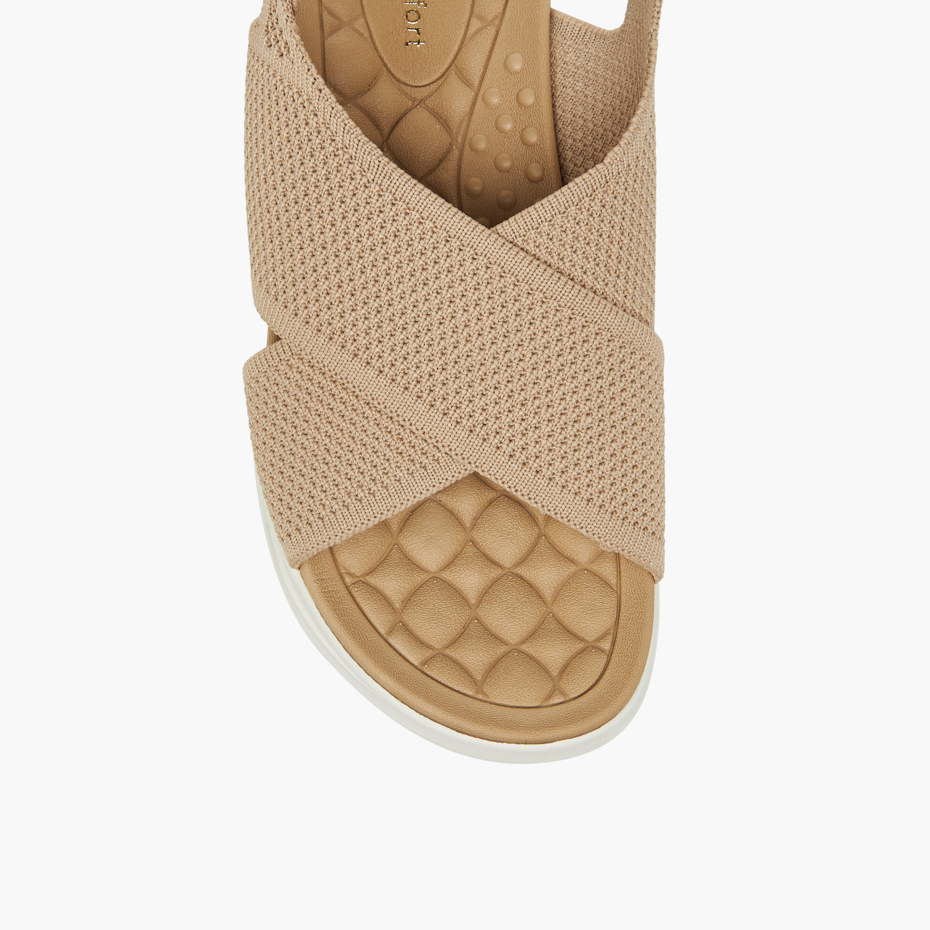 Le Confort Women Platform Heel Cross Strap Sandals-women-shoes-sandals-heeled-image-4