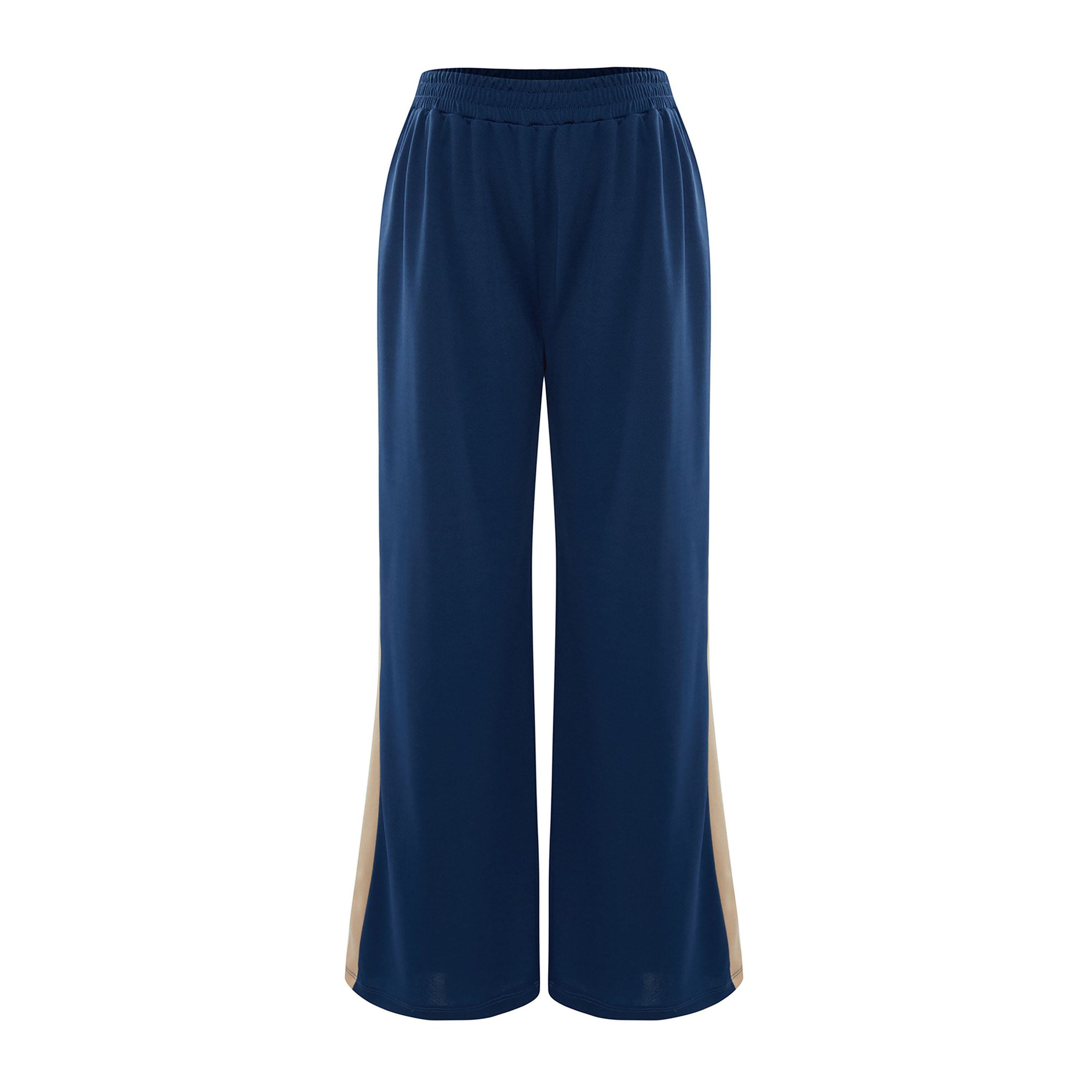 بنطلون نسائي أسود من ترينديول سادة بواسع الساق-women-clothing-bottoms-trousers-image-14