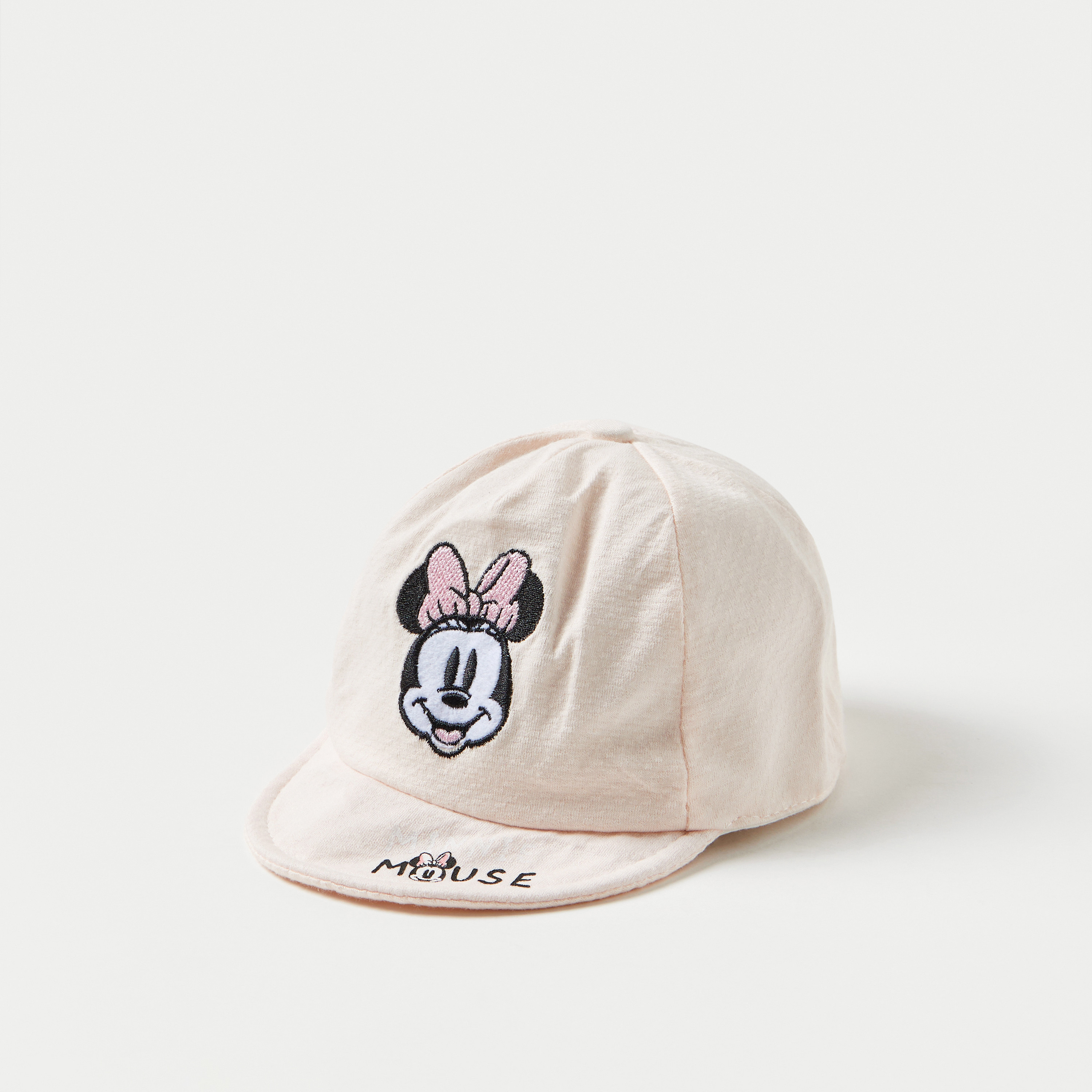 Disney Minnie Mouse Embroidered Cap-baby-girls-accessories-caps-image-1
