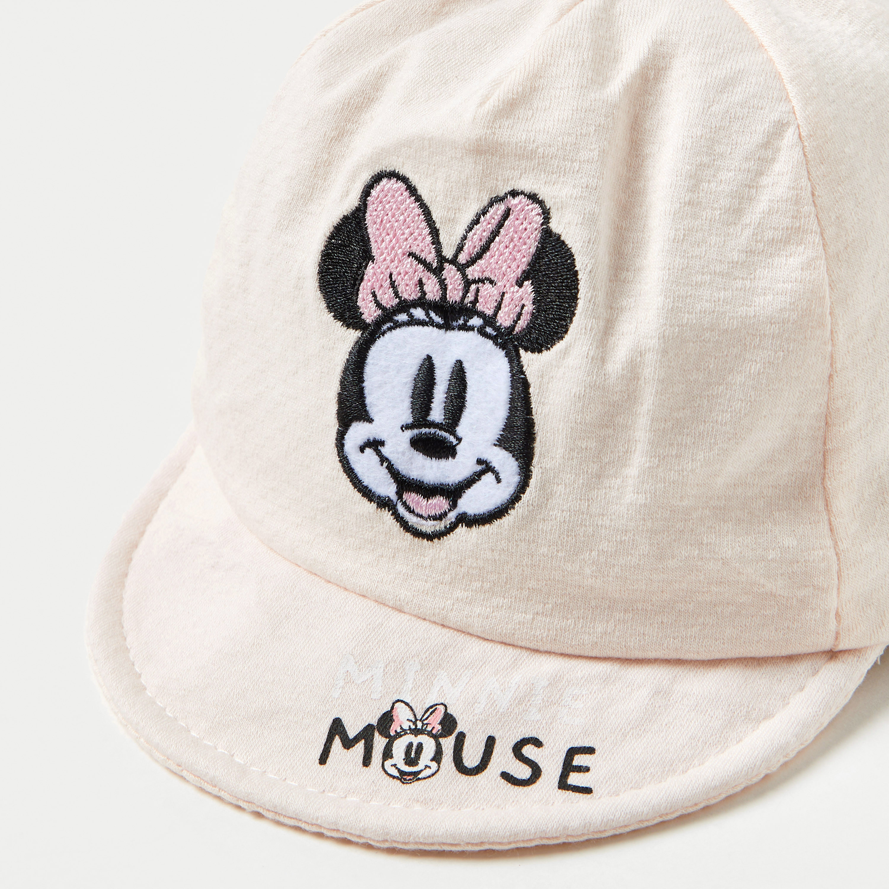 Disney Minnie Mouse Embroidered Cap-baby-girls-accessories-caps-image-3