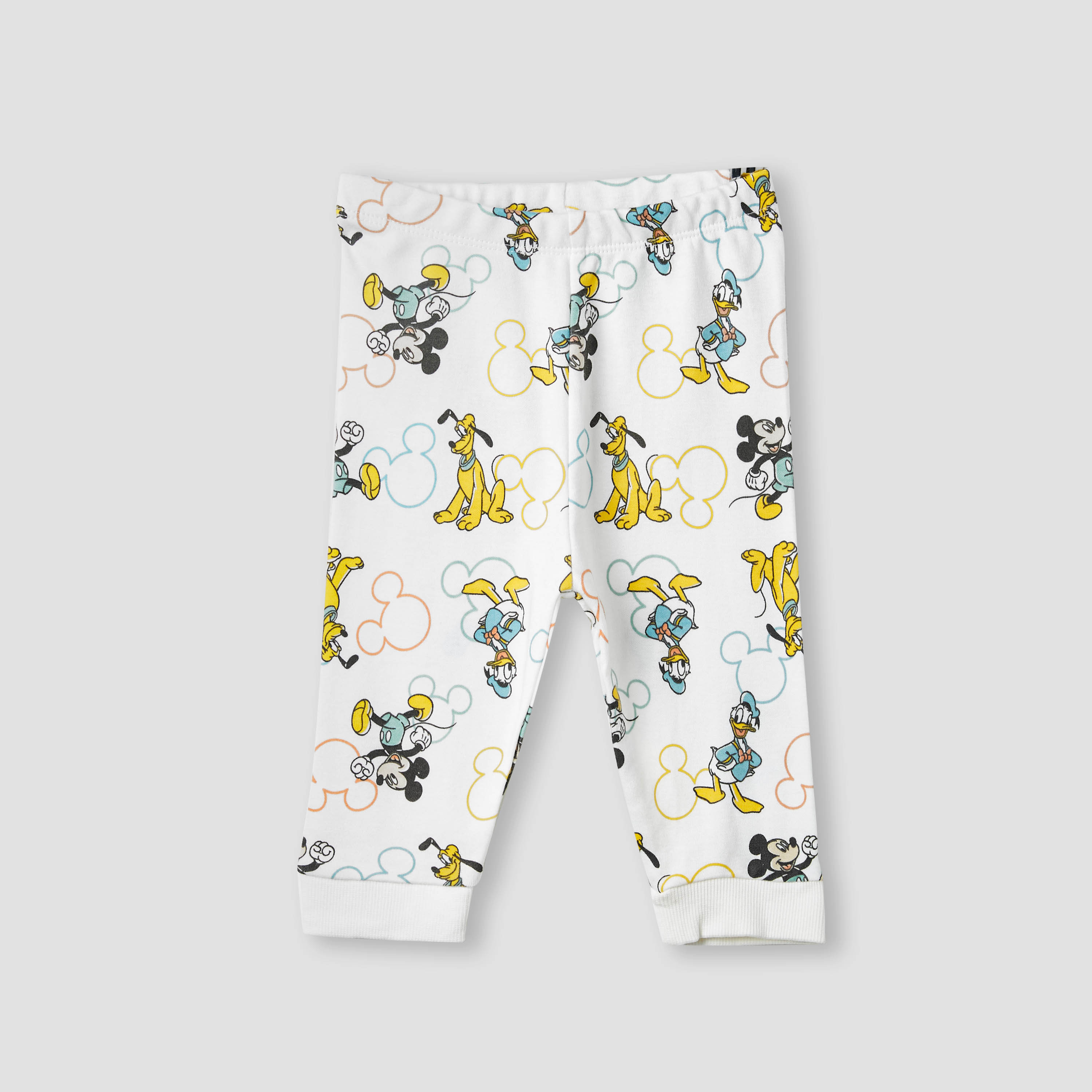 Disney Mickey and Friends Print T-shirt and Pyjama Set-baby-boys-clothing-nightwear-pyjamasets-image-3