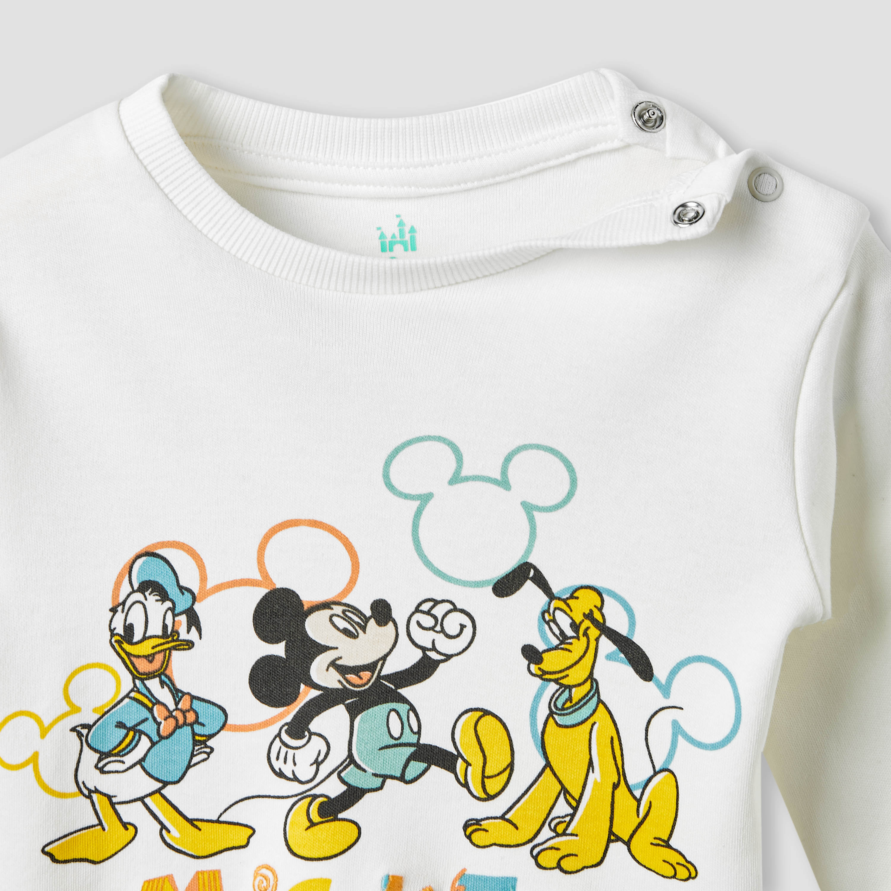 Disney Mickey and Friends Print T-shirt and Pyjama Set-baby-boys-clothing-nightwear-pyjamasets-image-4