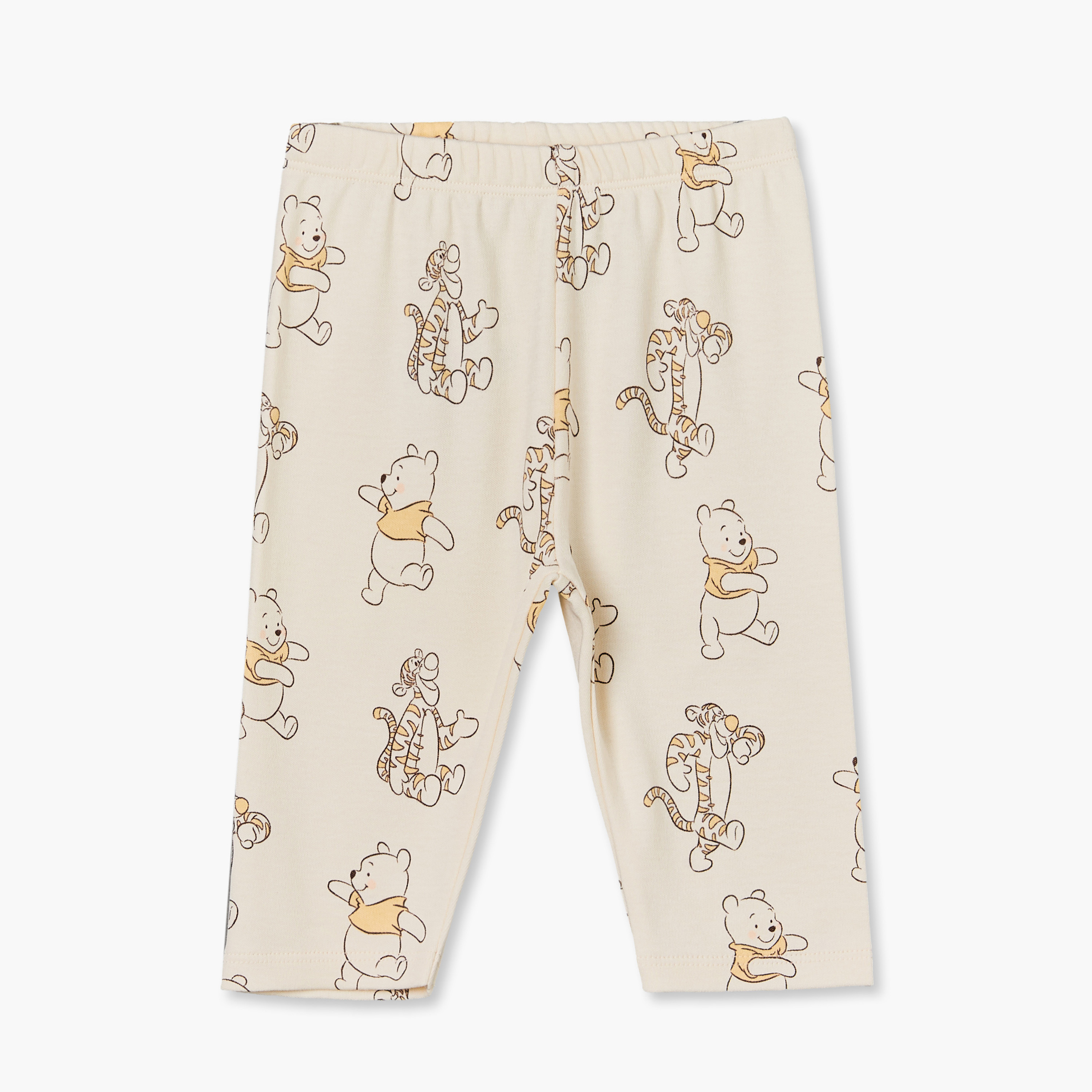 Disney Cotton Crew Neck Long Sleeves Pyjama Set with Winnie The Pooh Print-baby-boys-clothing-nightwear-pyjamasets-image-4