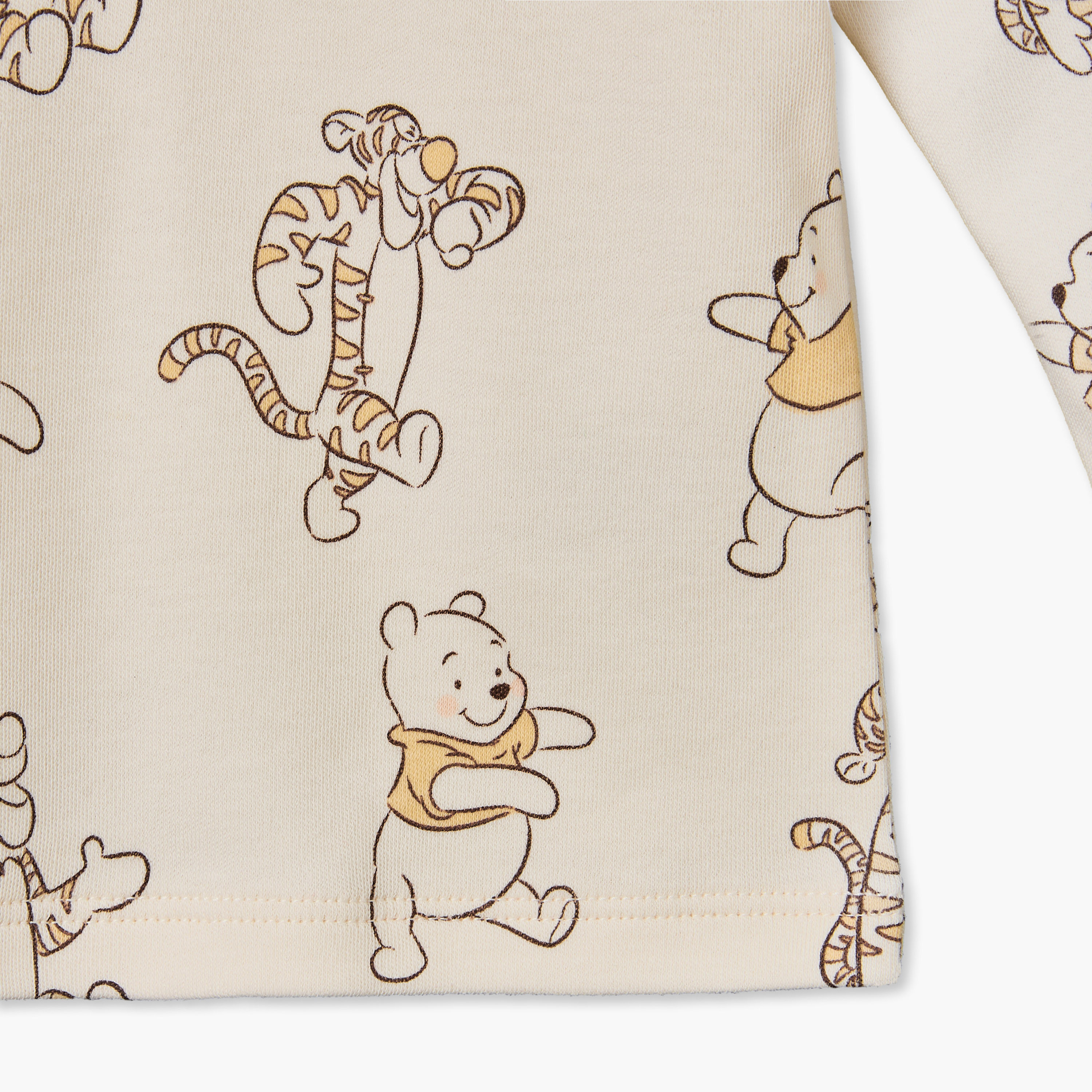 Disney Cotton Crew Neck Long Sleeves Pyjama Set with Winnie The Pooh Print-baby-boys-clothing-nightwear-pyjamasets-image-7