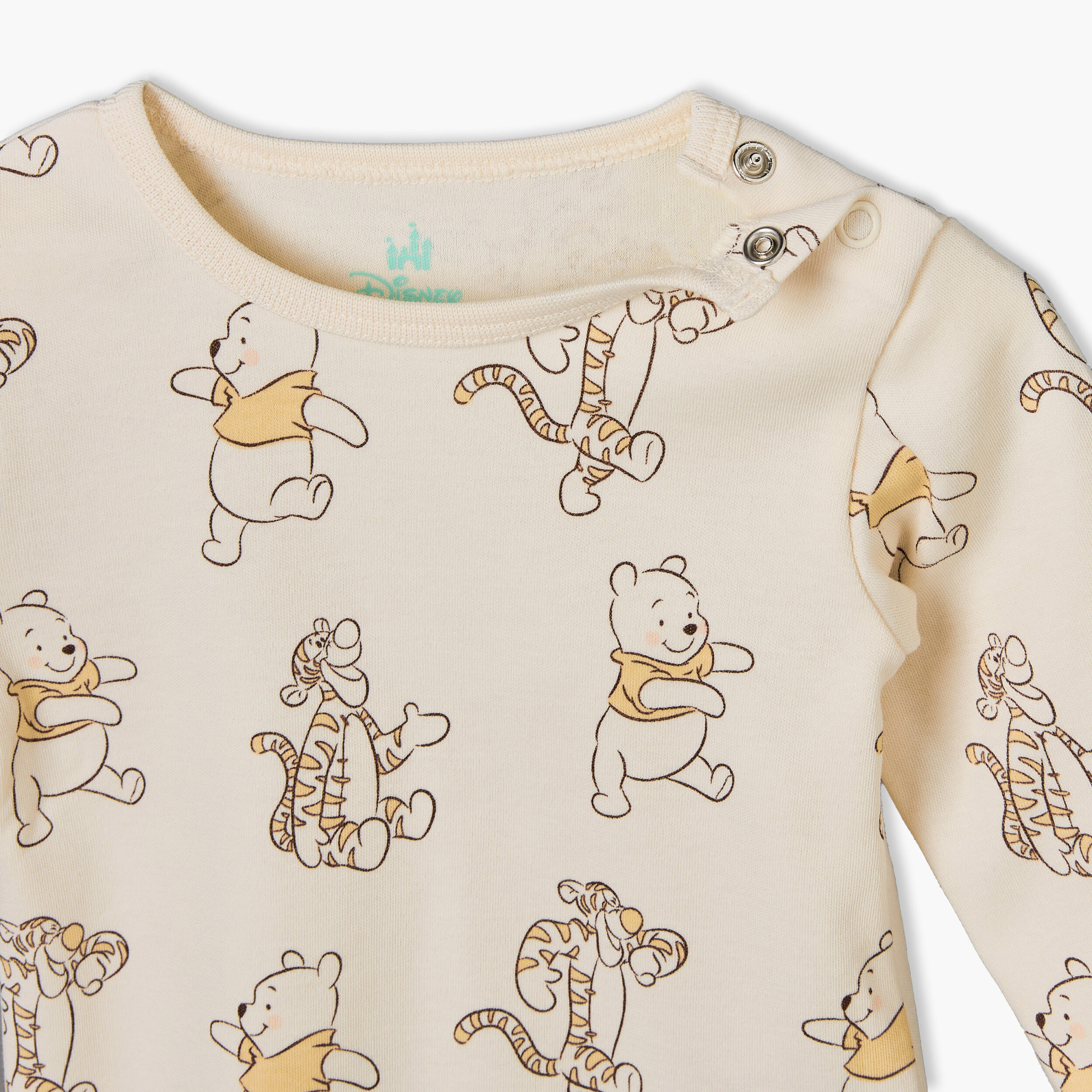 Disney Cotton Crew Neck Long Sleeves Pyjama Set with Winnie The Pooh Print-baby-boys-clothing-nightwear-pyjamasets-image-8