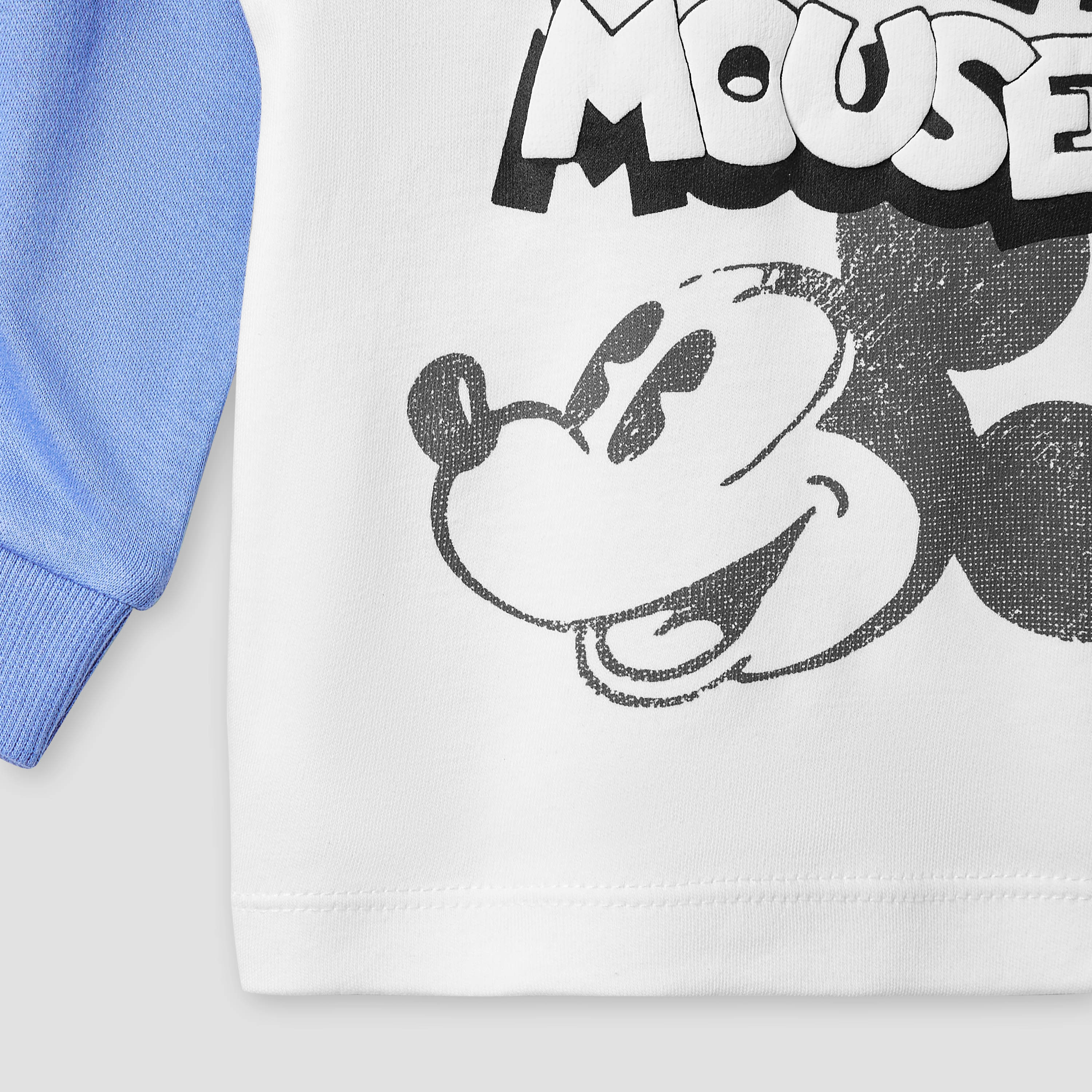 Disney Mickey Mouse Print T-shirt and Pyjama Set-baby-boys-clothing-nightwear-pyjamasets-image-5