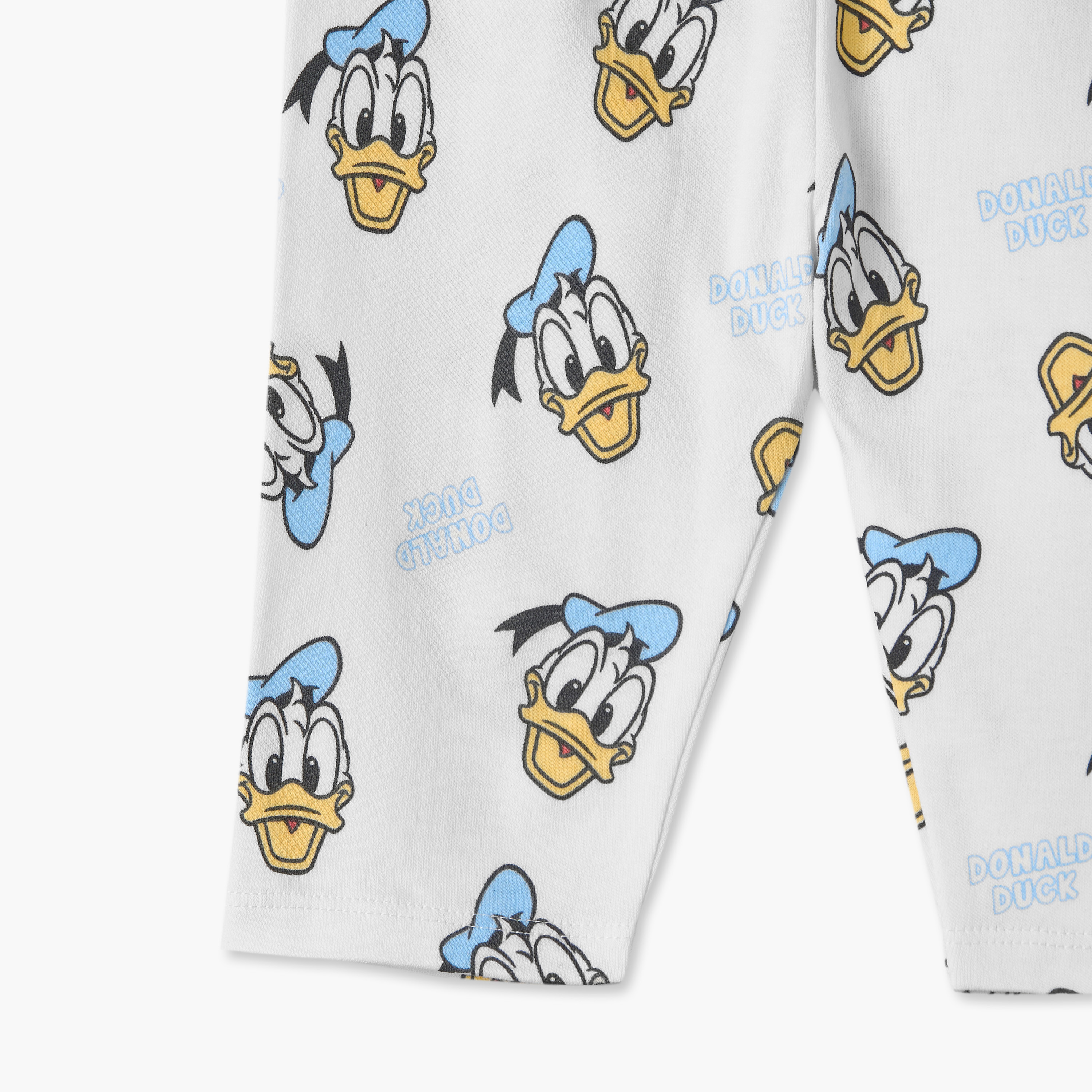 Disney Cotton Crew Neck Long Sleeves Pyjama Set with Donald Duck Print-baby-boys-clothing-nightwear-pyjamasets-image-10