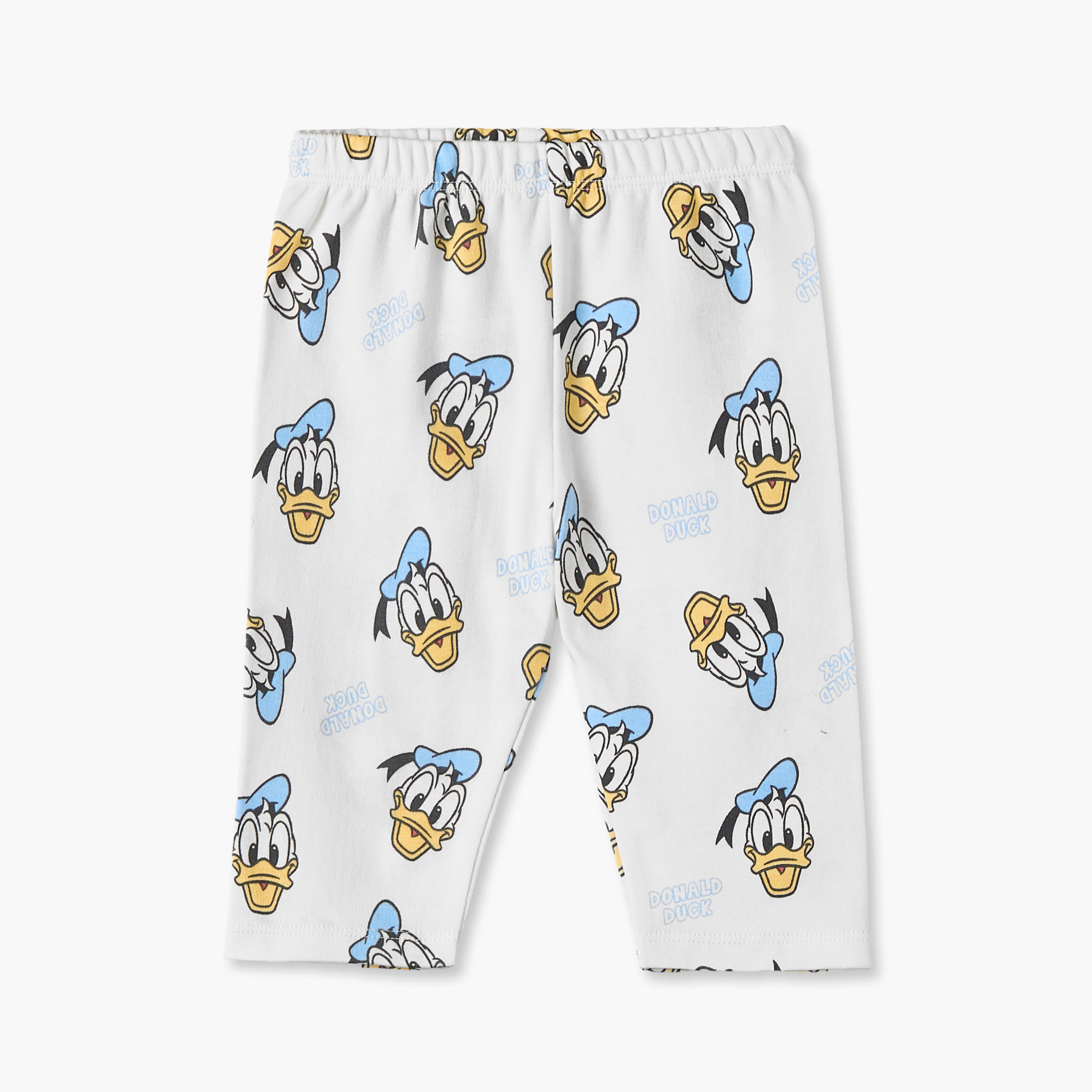Disney Cotton Crew Neck Long Sleeves Pyjama Set with Donald Duck Print-baby-boys-clothing-nightwear-pyjamasets-image-4